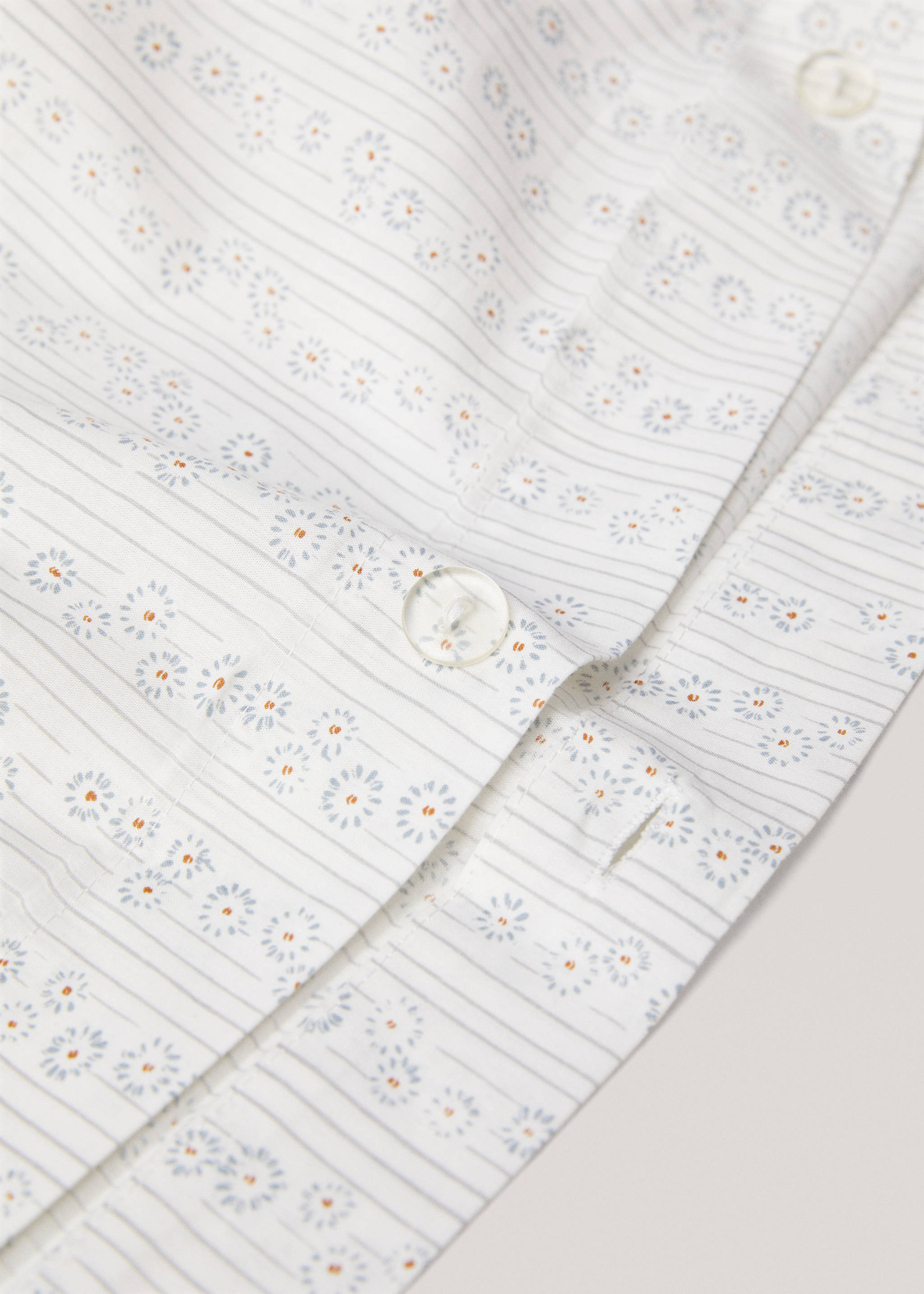 Funda nórdica 100% algodón flores cama 180cm - Detalle del artículo 3