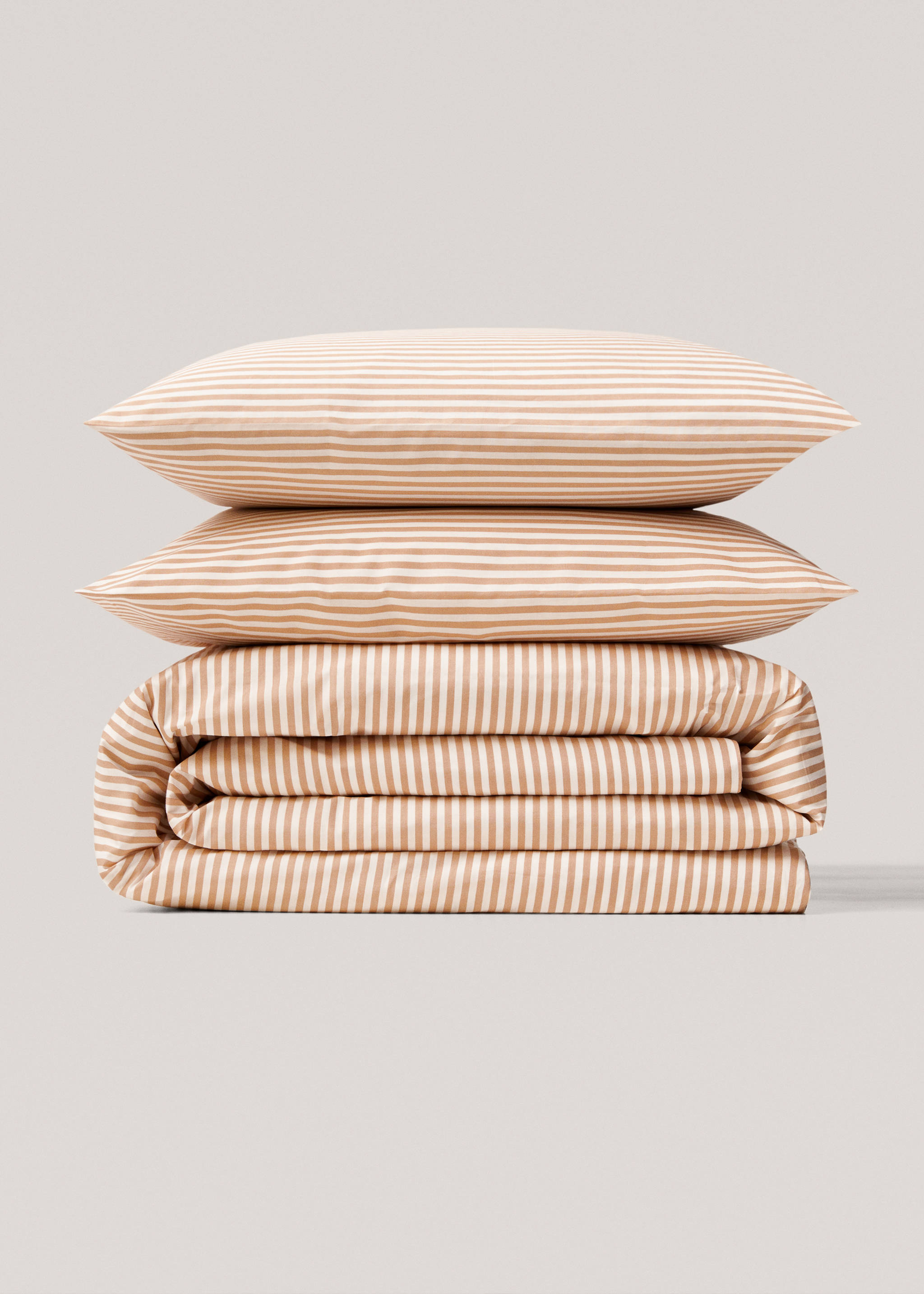 Gestreifter Bettbezug aus Baumwolle für 150/160 cm Bett - Artikel ohne Model