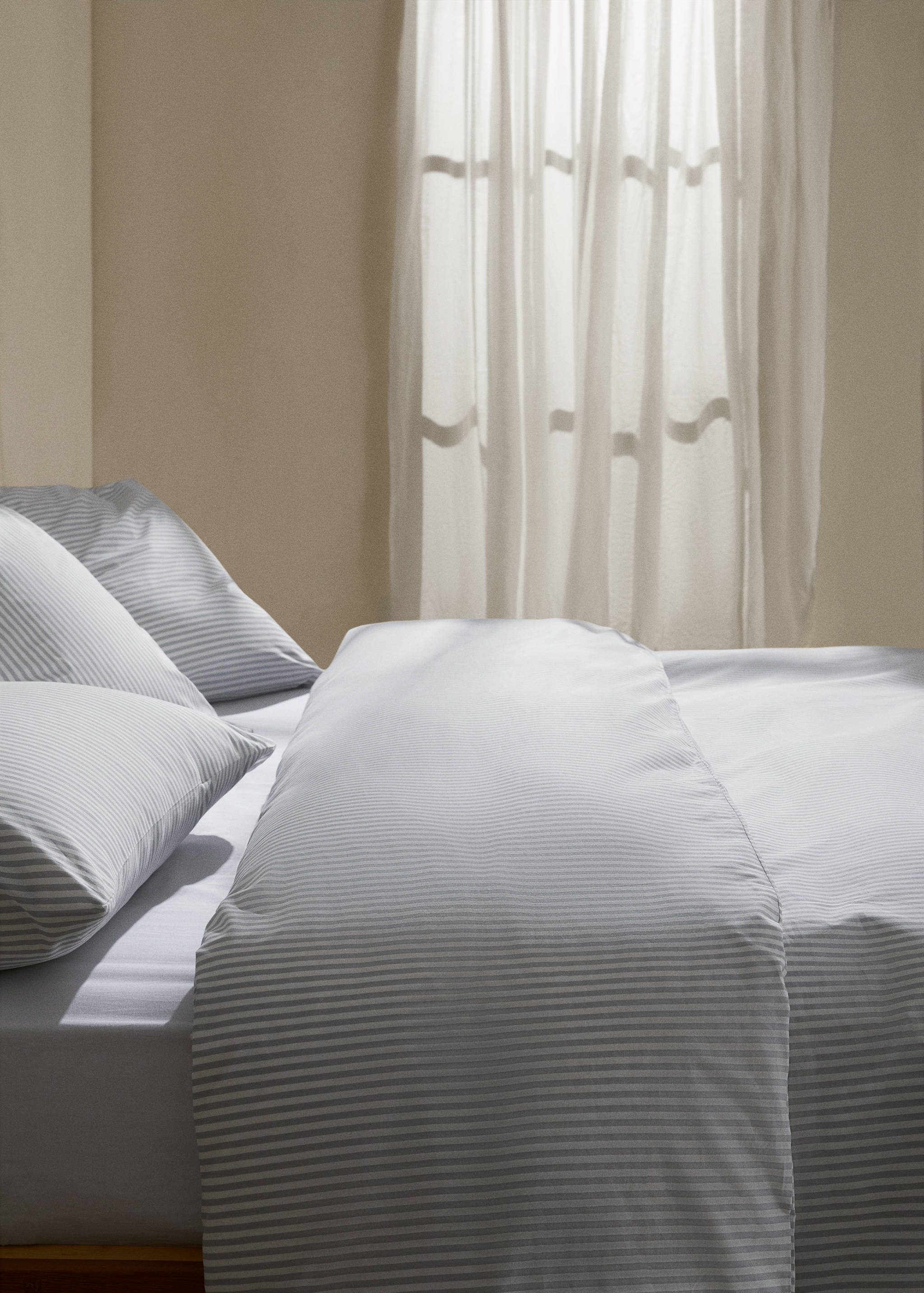 Housse de couette coton rayures lit 150/160 cm - Détail de l'article 7