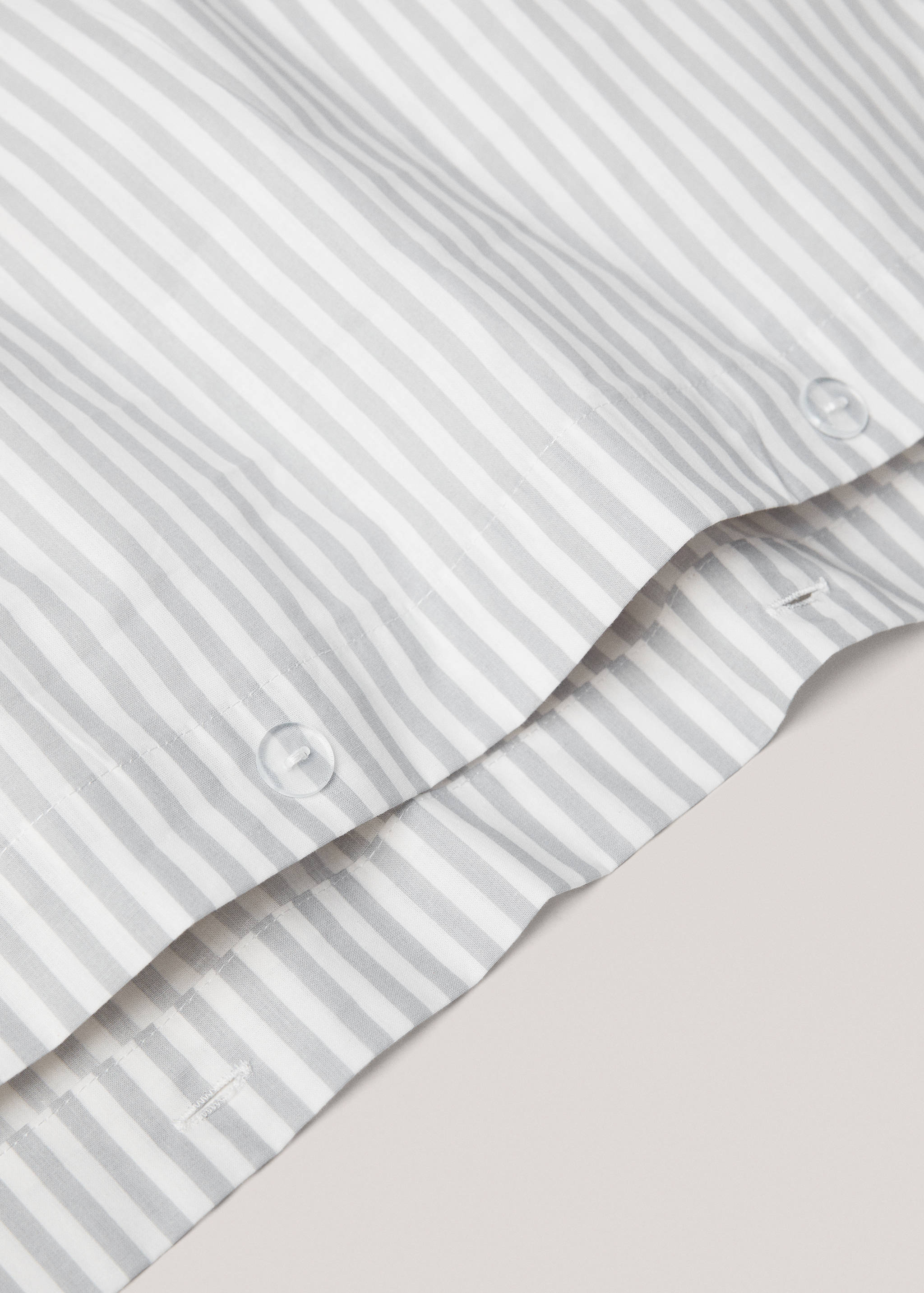 Housse de couette coton rayures lit 150/160 cm - Détail de l'article 1