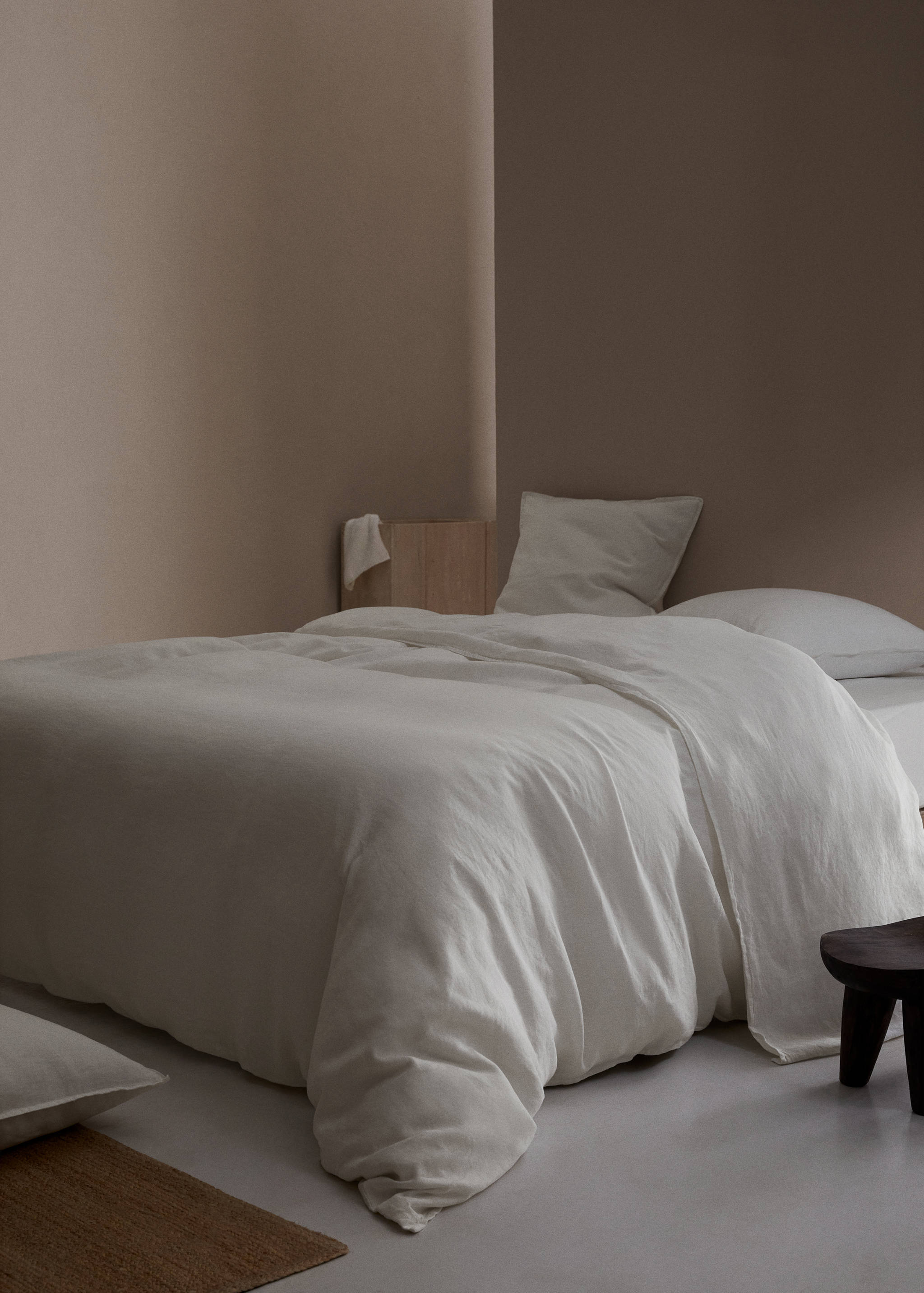100% linen duvet cover for 150/160 cm bed - General plane