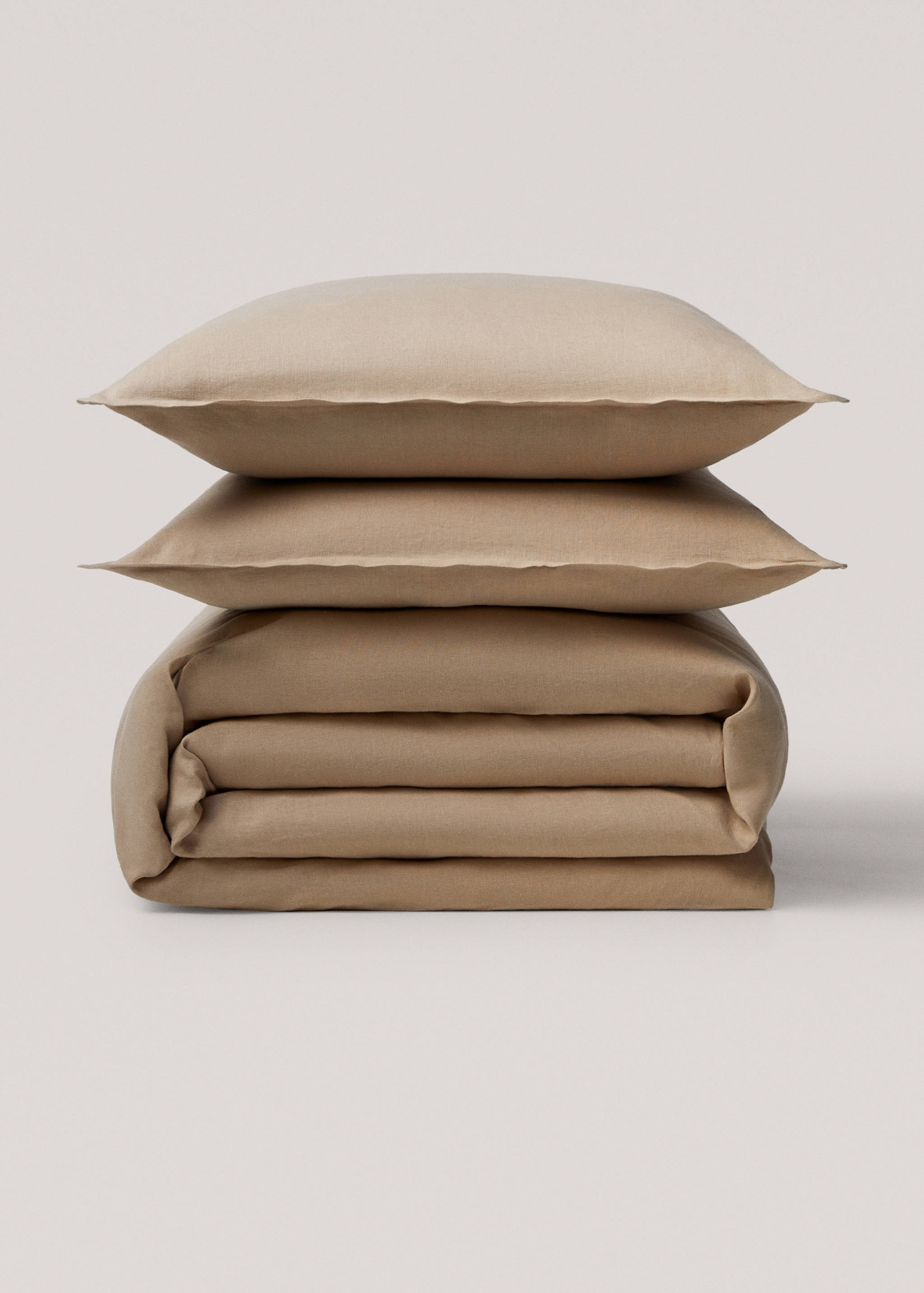 100% linen duvet cover large queen bed - Article without model