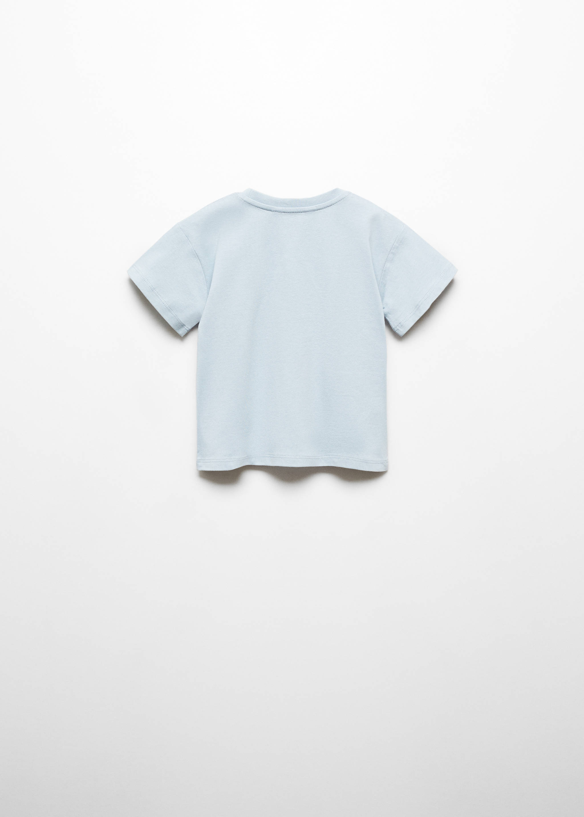 T-shirt imprimé détails brodés - Verso de l’article