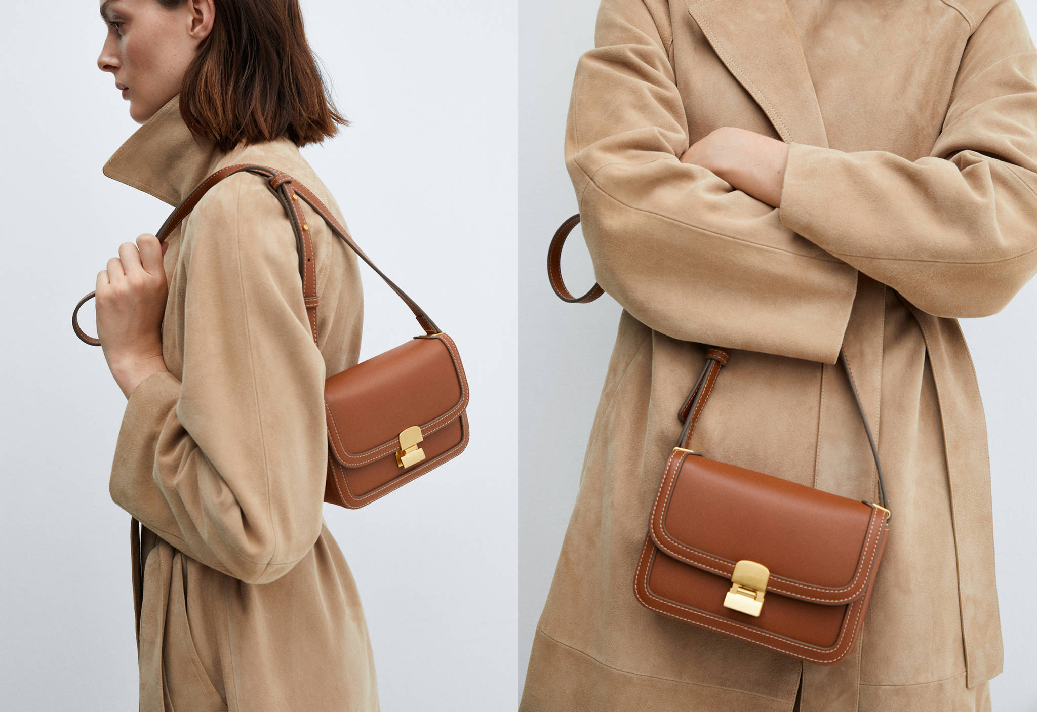 Crossbody bag with flap - Panoramic plane