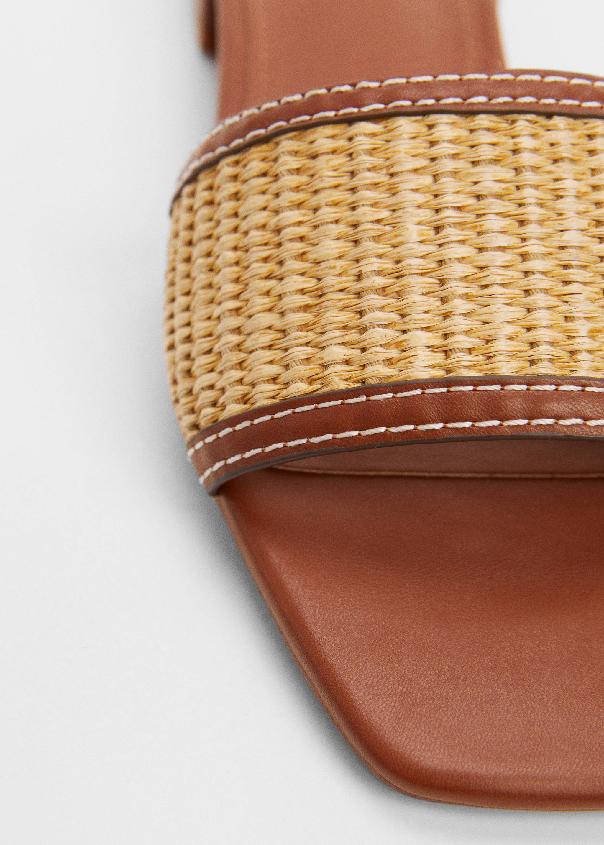 Raffia strap sandal - Details of the article 2