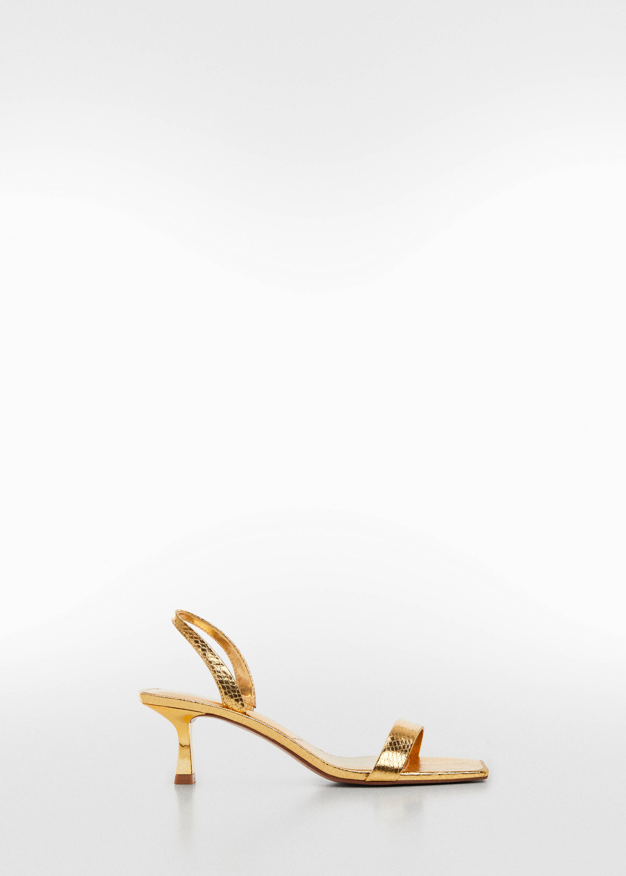 Metallic snake sandals - Article without model