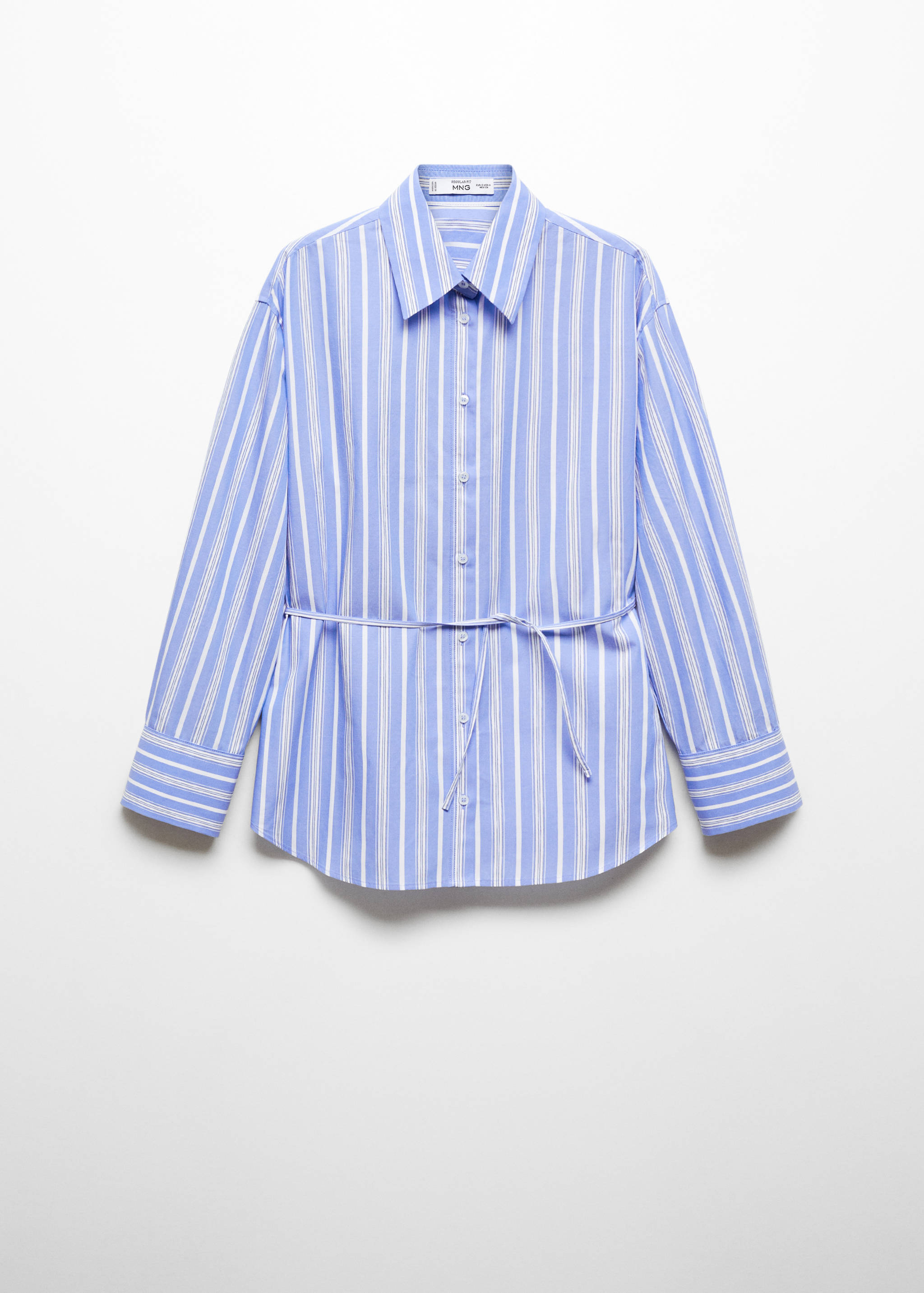 Striped bow blouse - Article without model