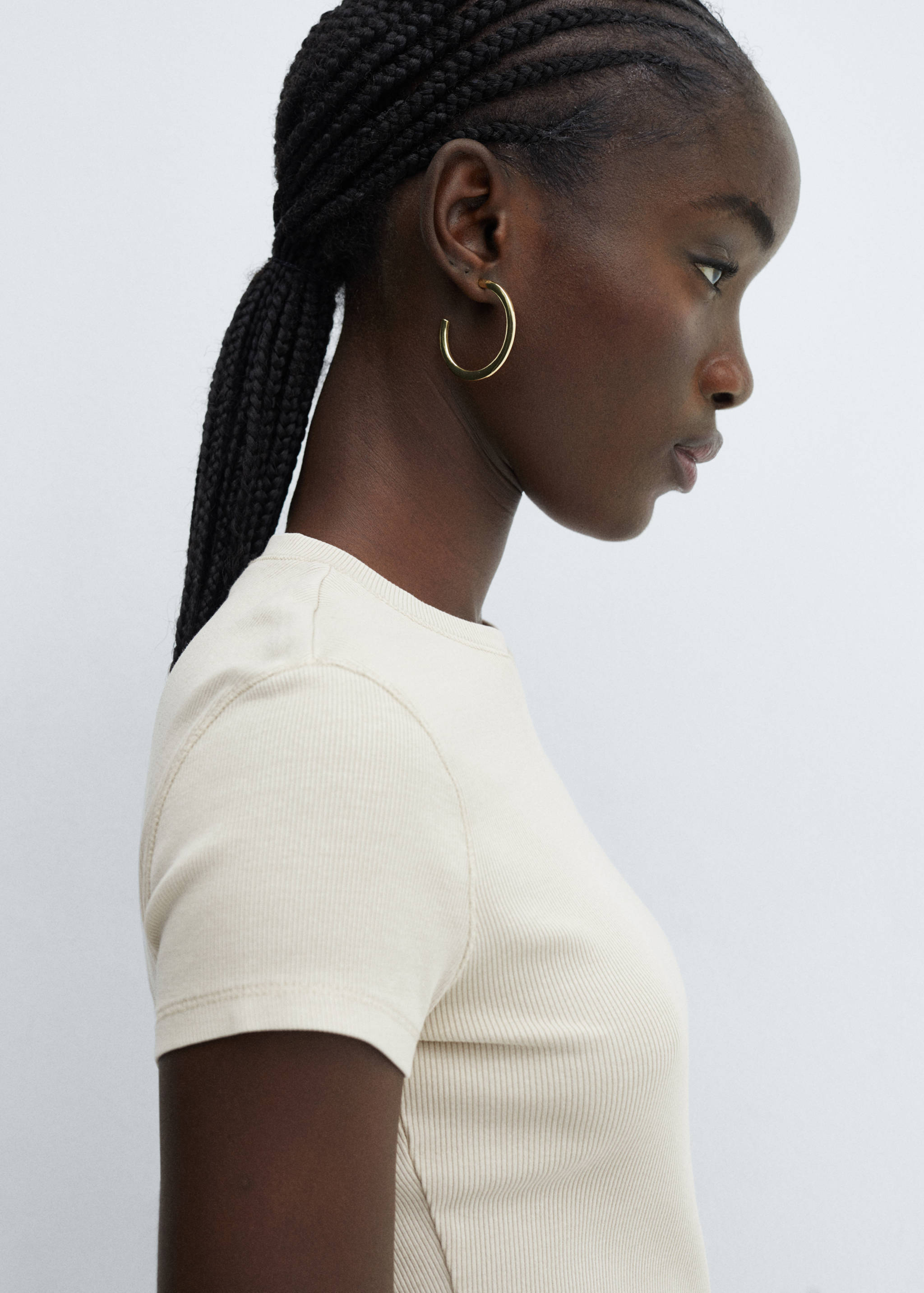 Camiseta lavada canalé - Detalle del artículo 1