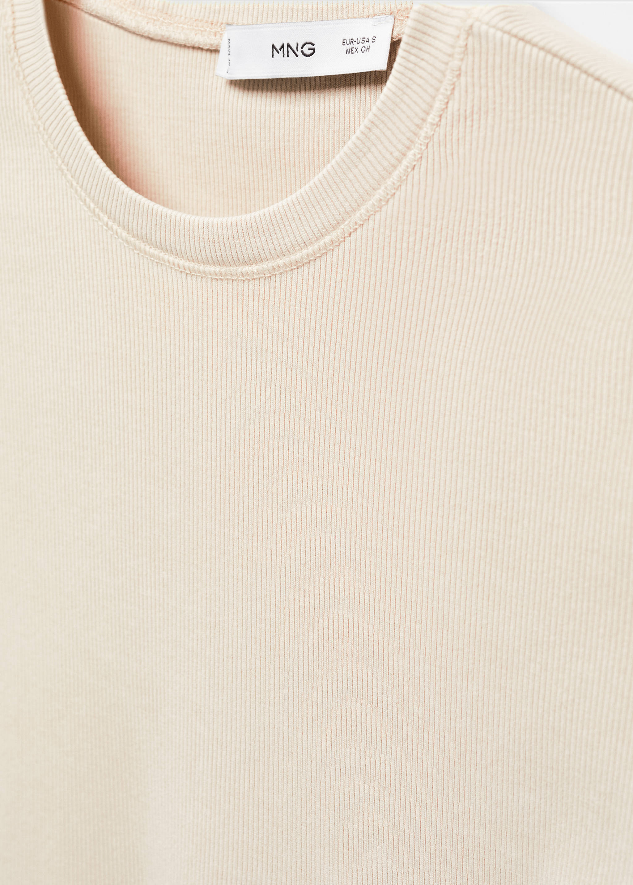 Camiseta lavada canalé - Detalle del artículo 8