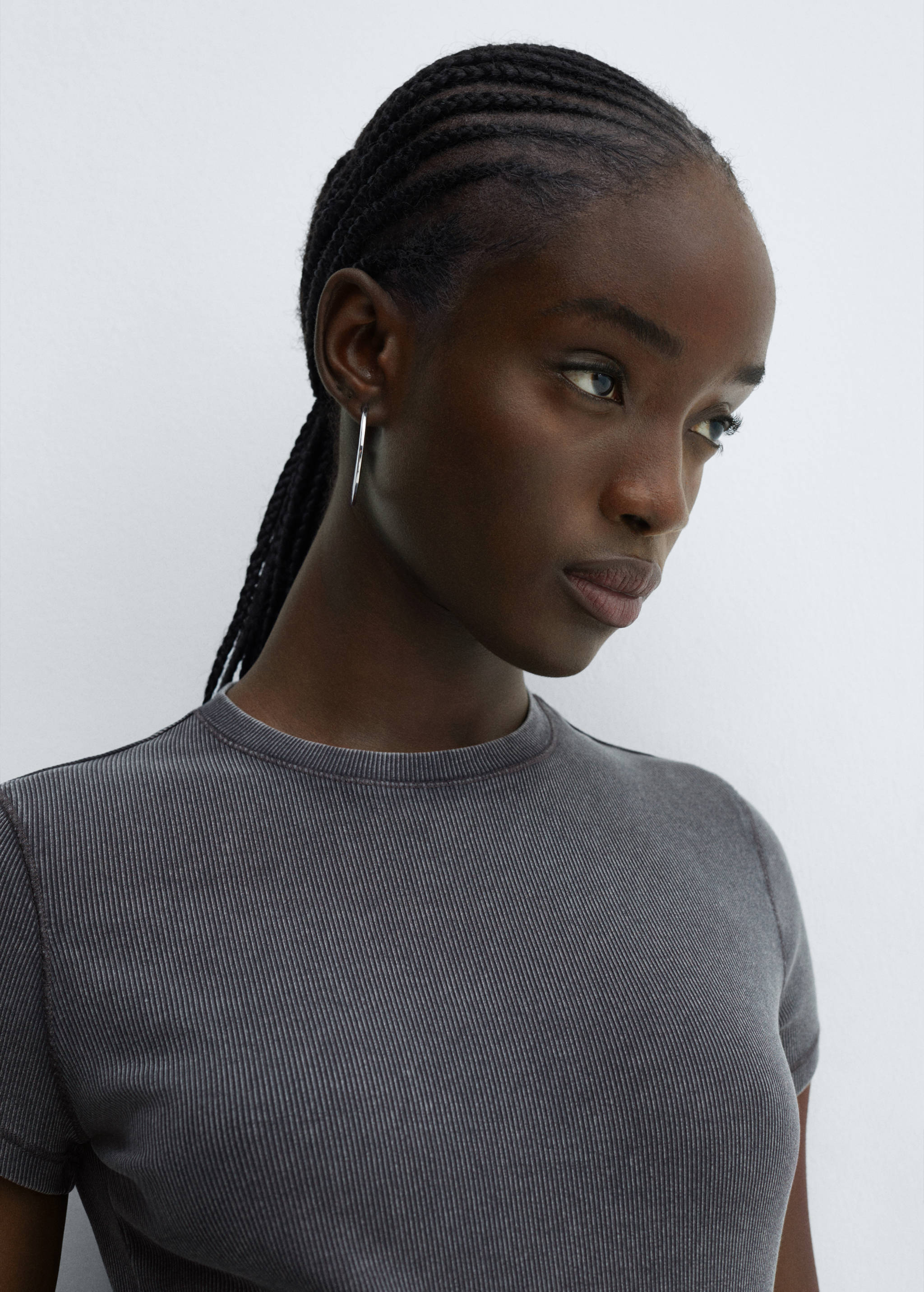 Camiseta lavada canalé - Detalle del artículo 1