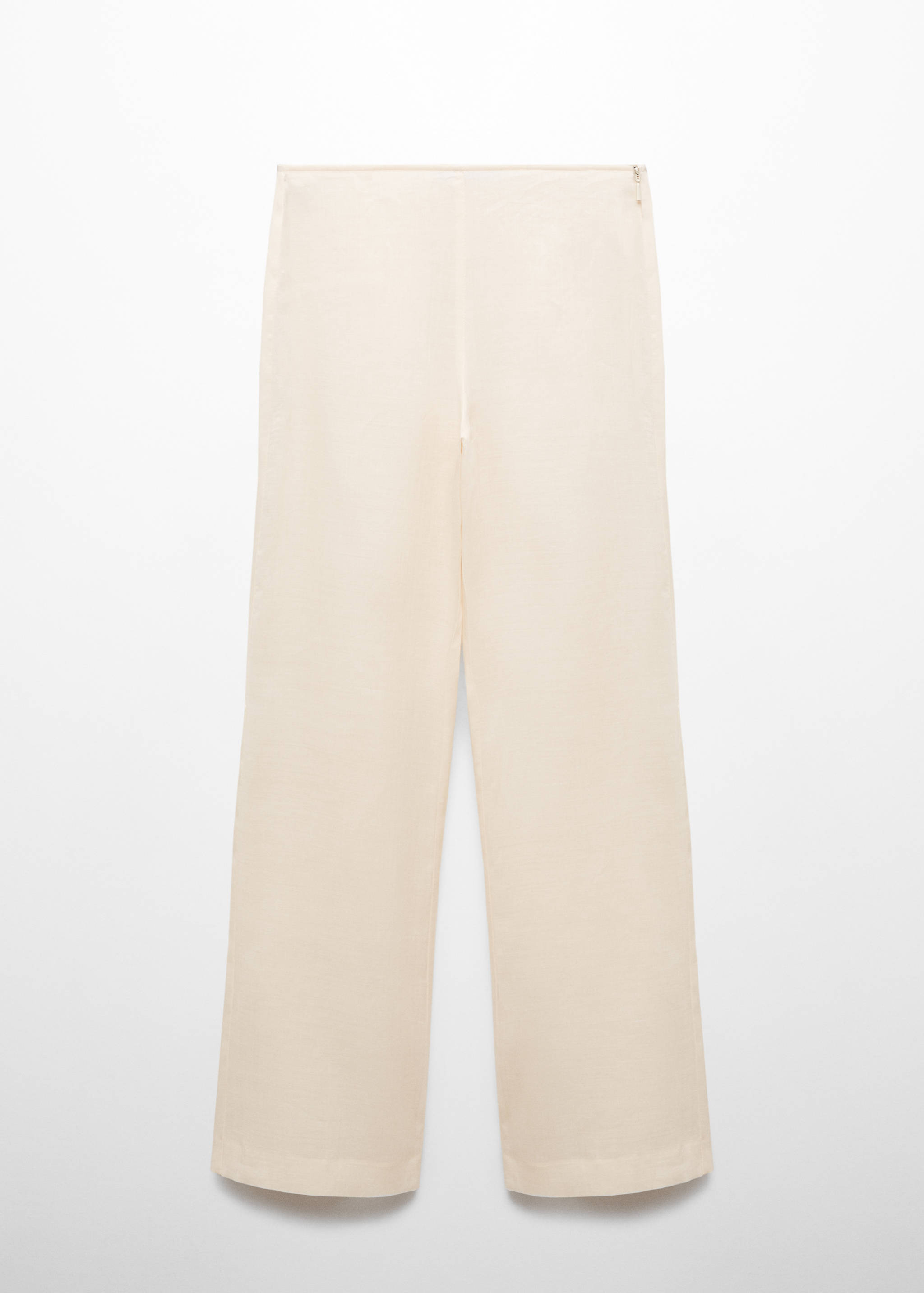 100% ramie straight trousers - Article without model