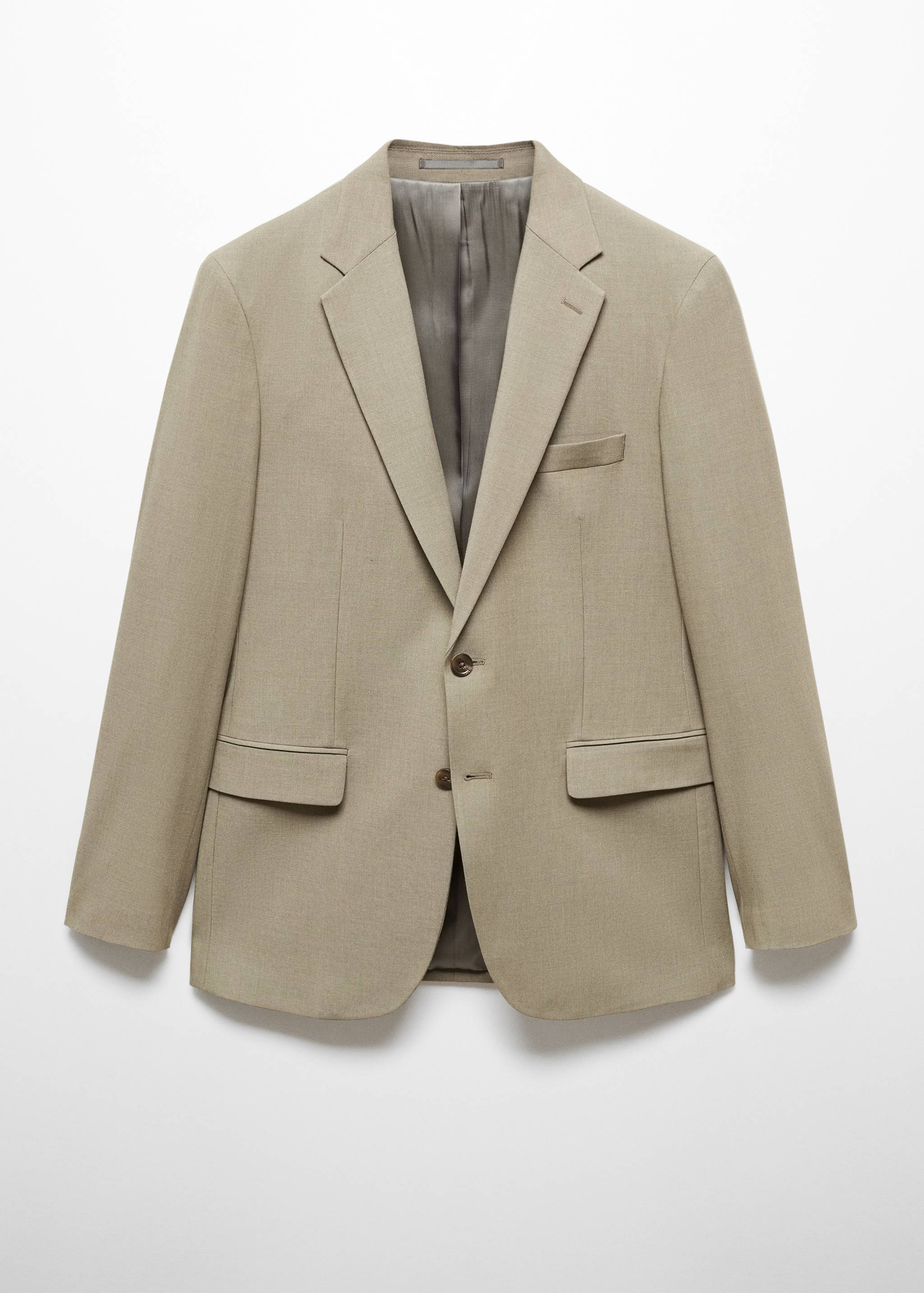 Stretch-fabric slim-fit suit blazer - Article without model