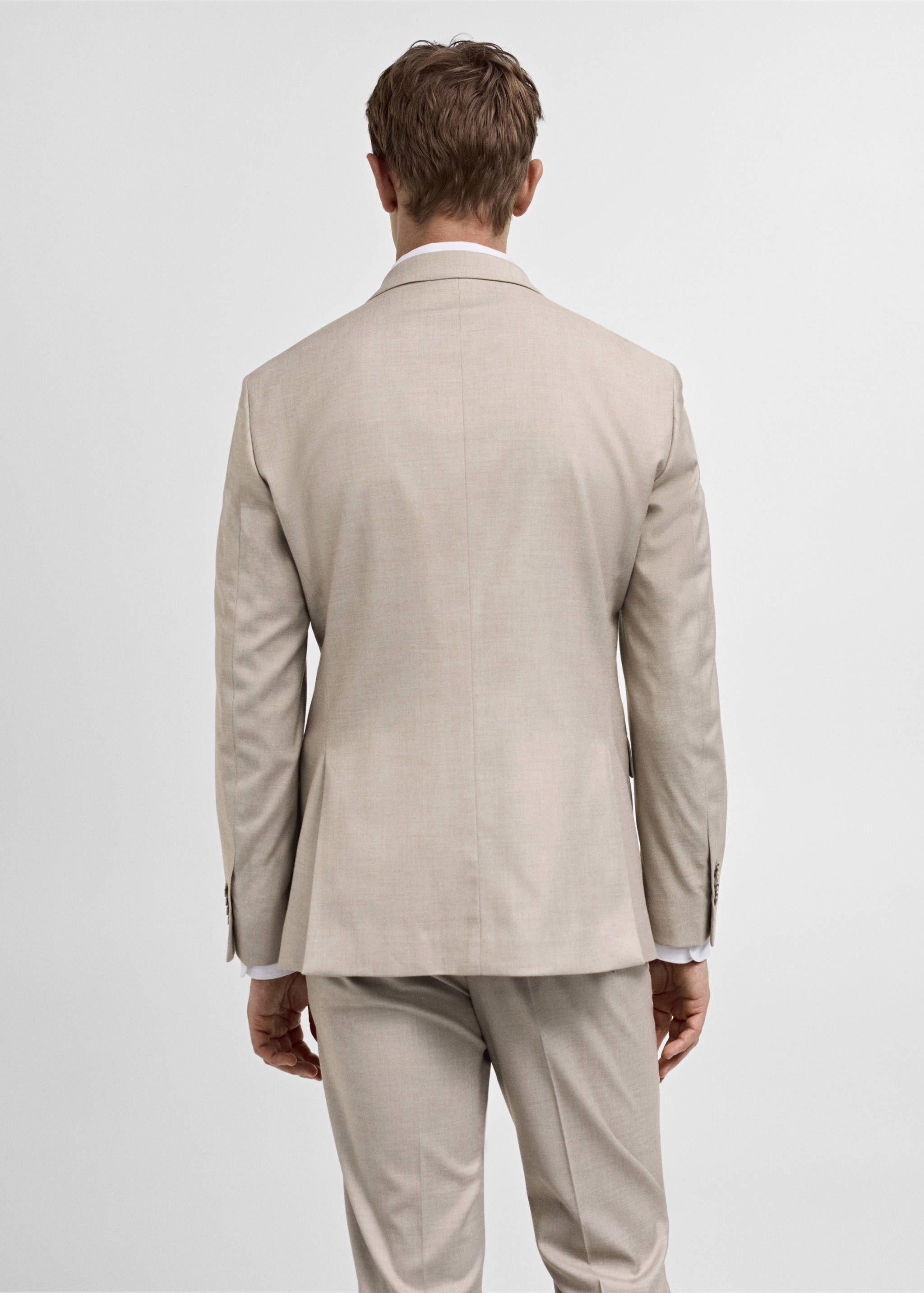 Veste costume slim-fit tissu comfort stretch - Verso de l’article