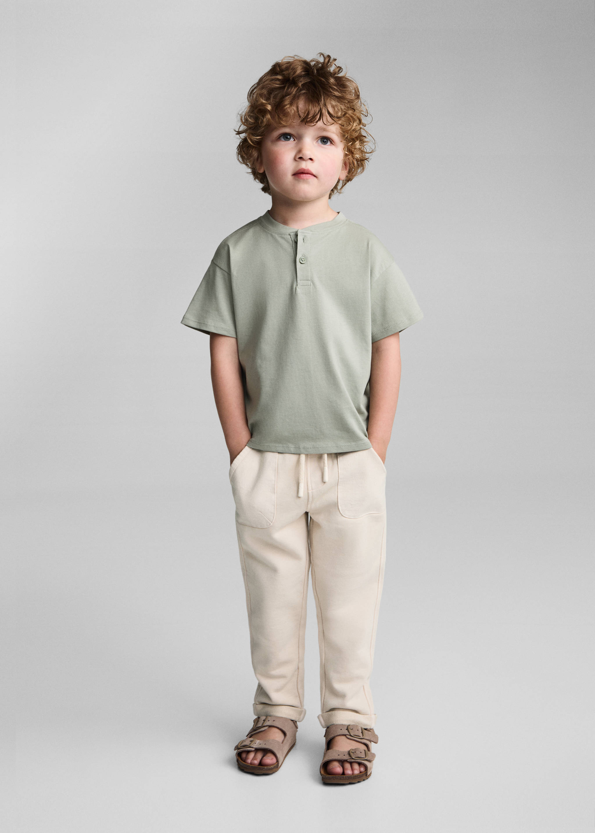 T-shirt basique en coton - Plan général