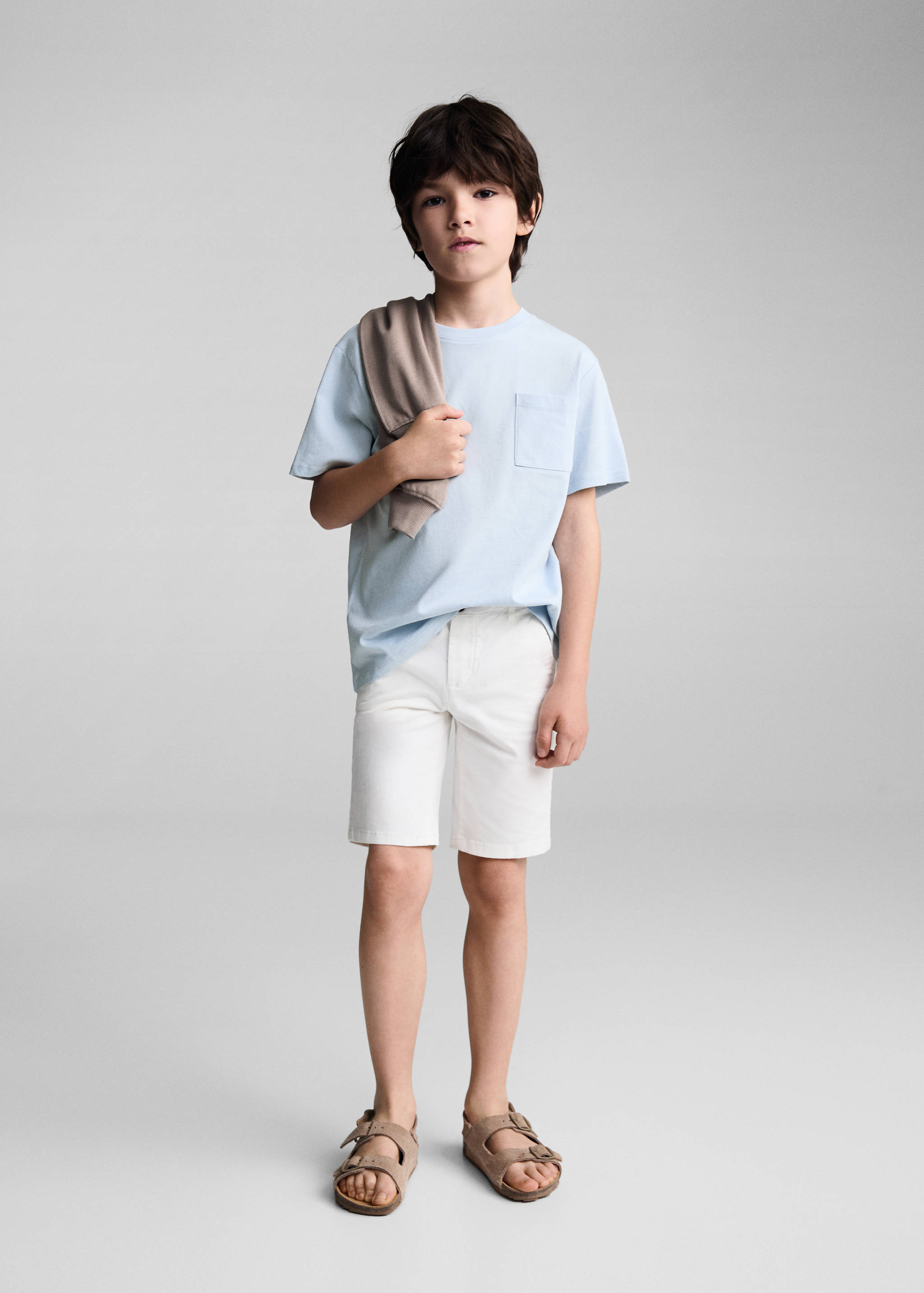 Essential cotton-blend T-shirt - General plane