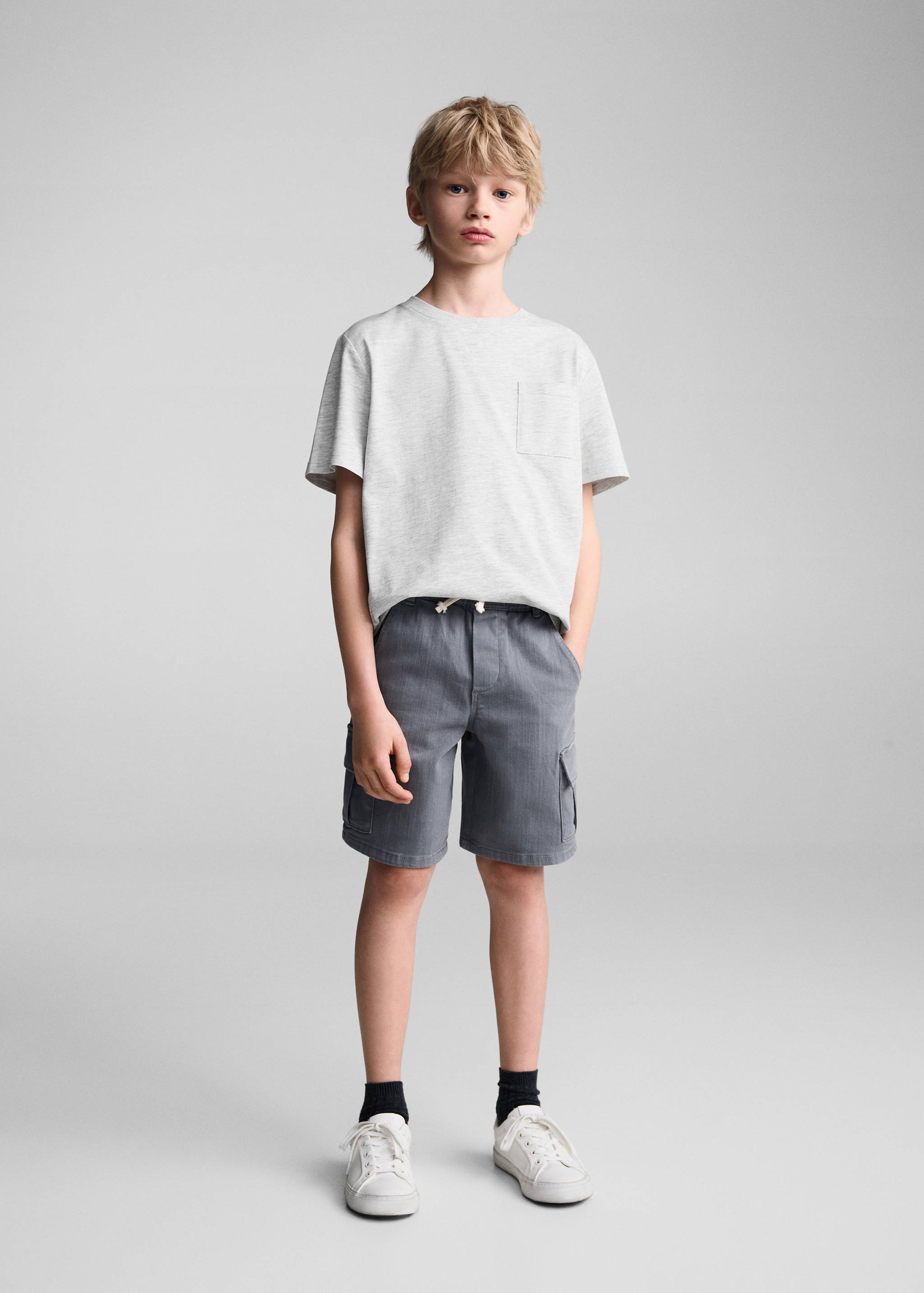 Essential cotton-blend T-shirt - General plane