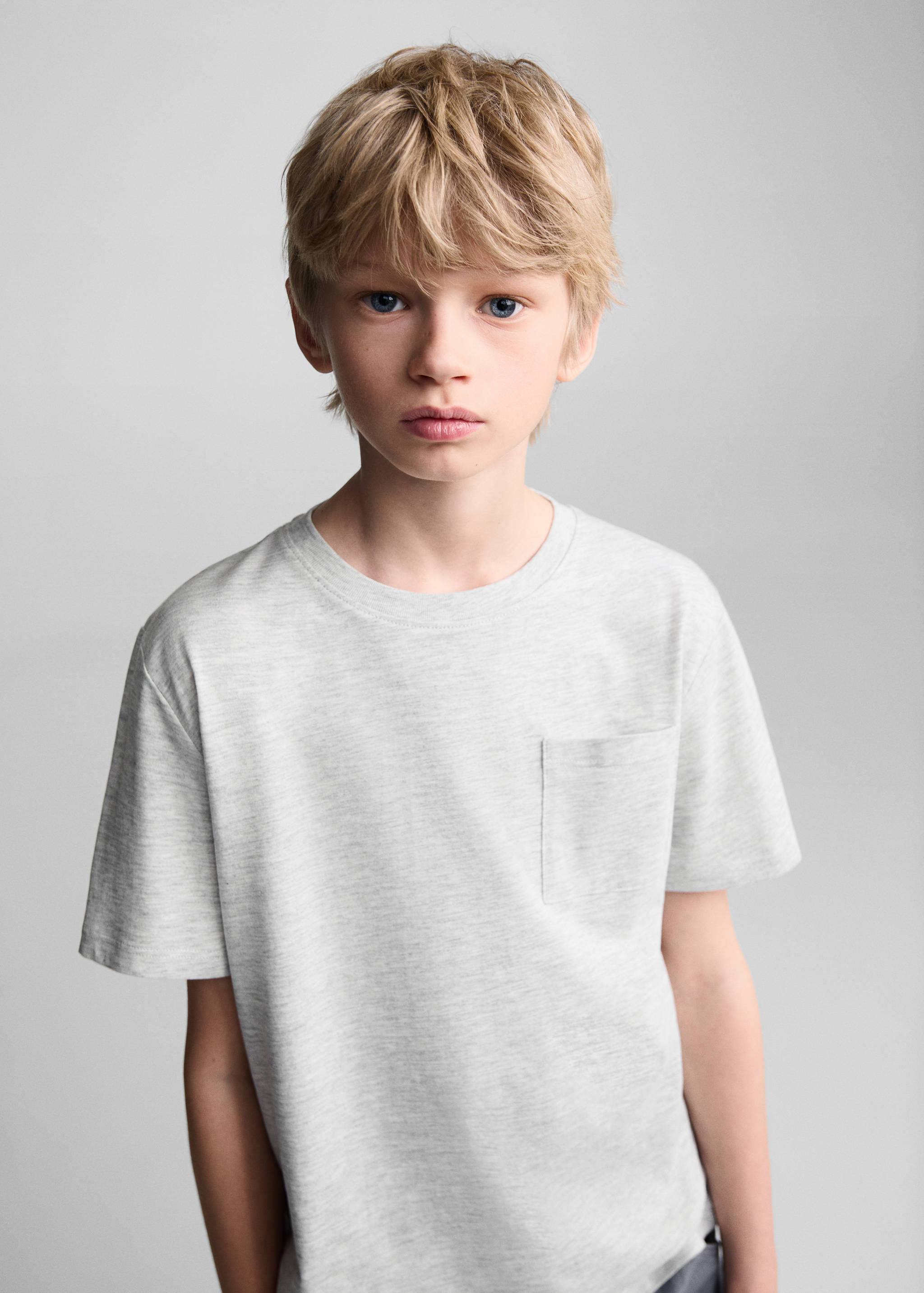 Essential cotton-blend T-shirt - Details of the article 1