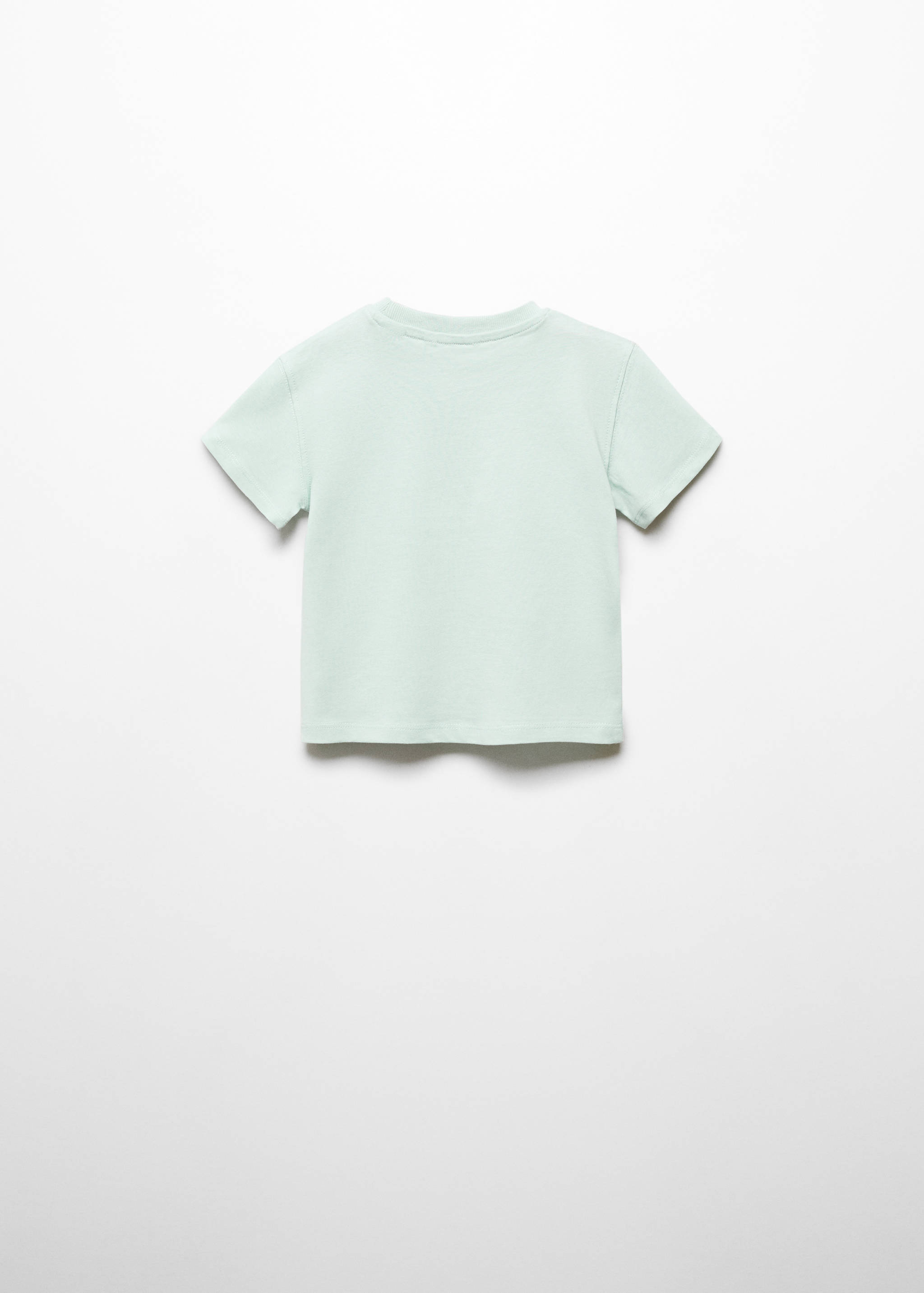 T-shirt en coton à dessin - Verso de l’article