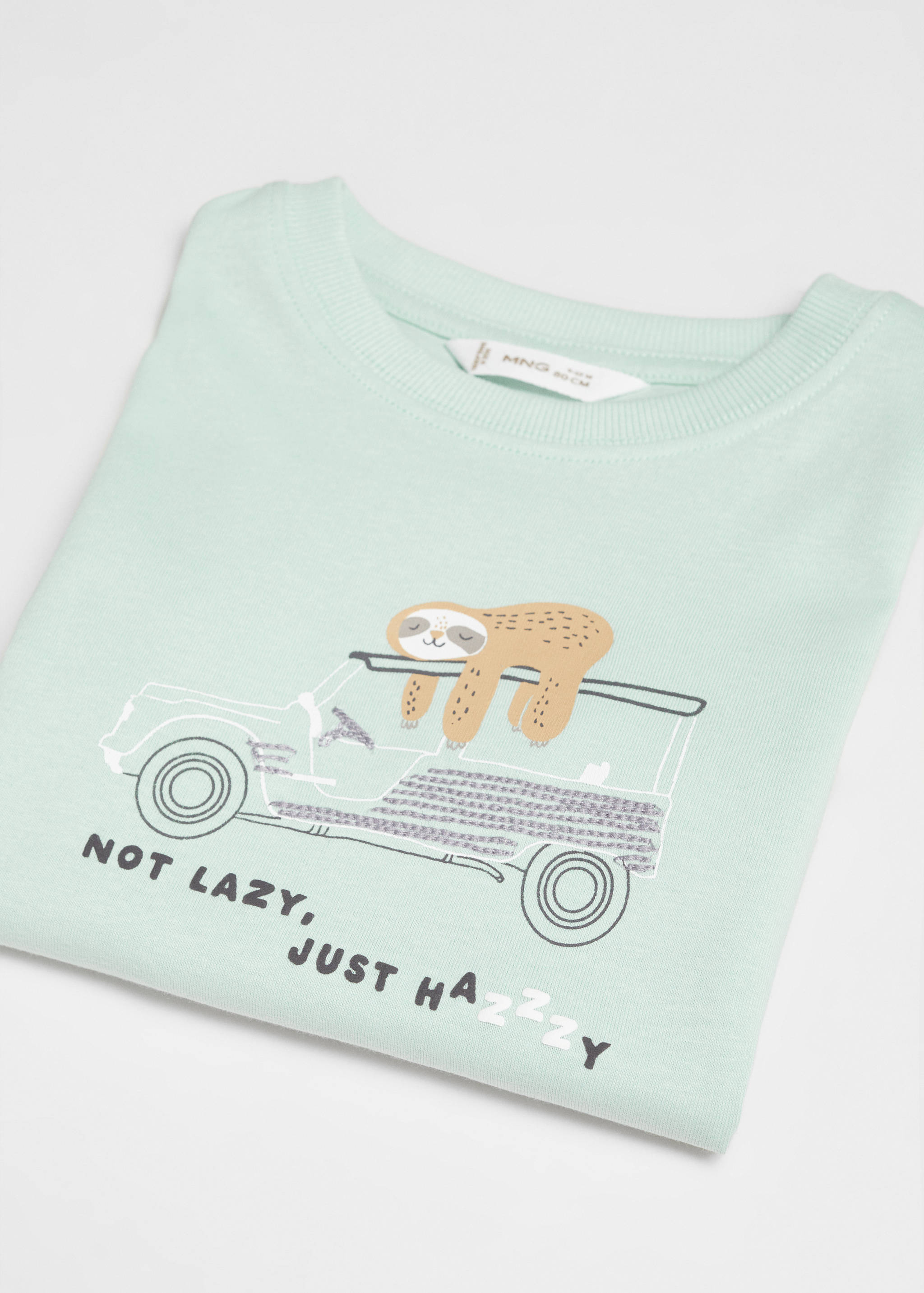 T-shirt en coton à dessin - Détail de l'article 8