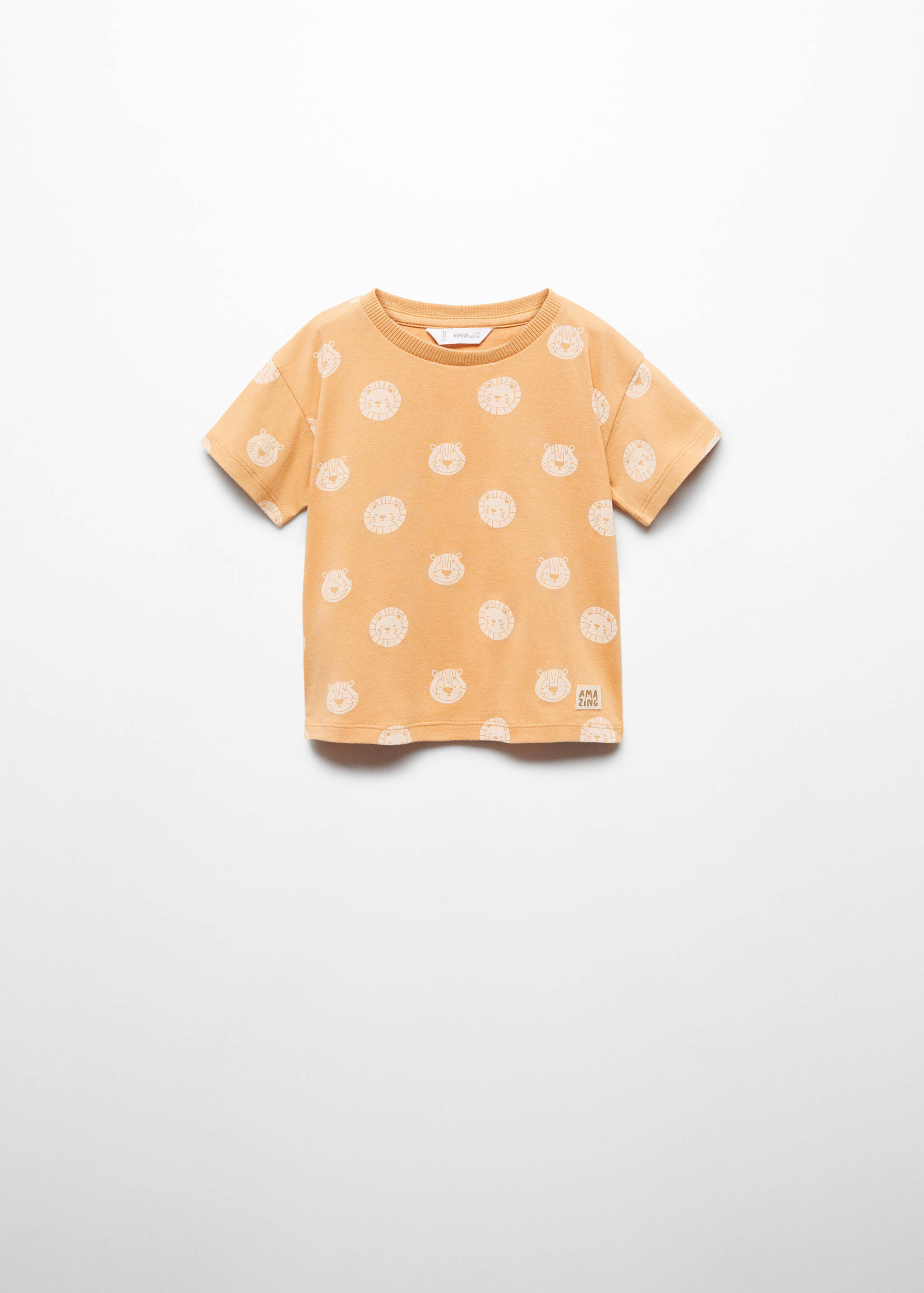 T-shirt imprimé lion - Article sans modèle