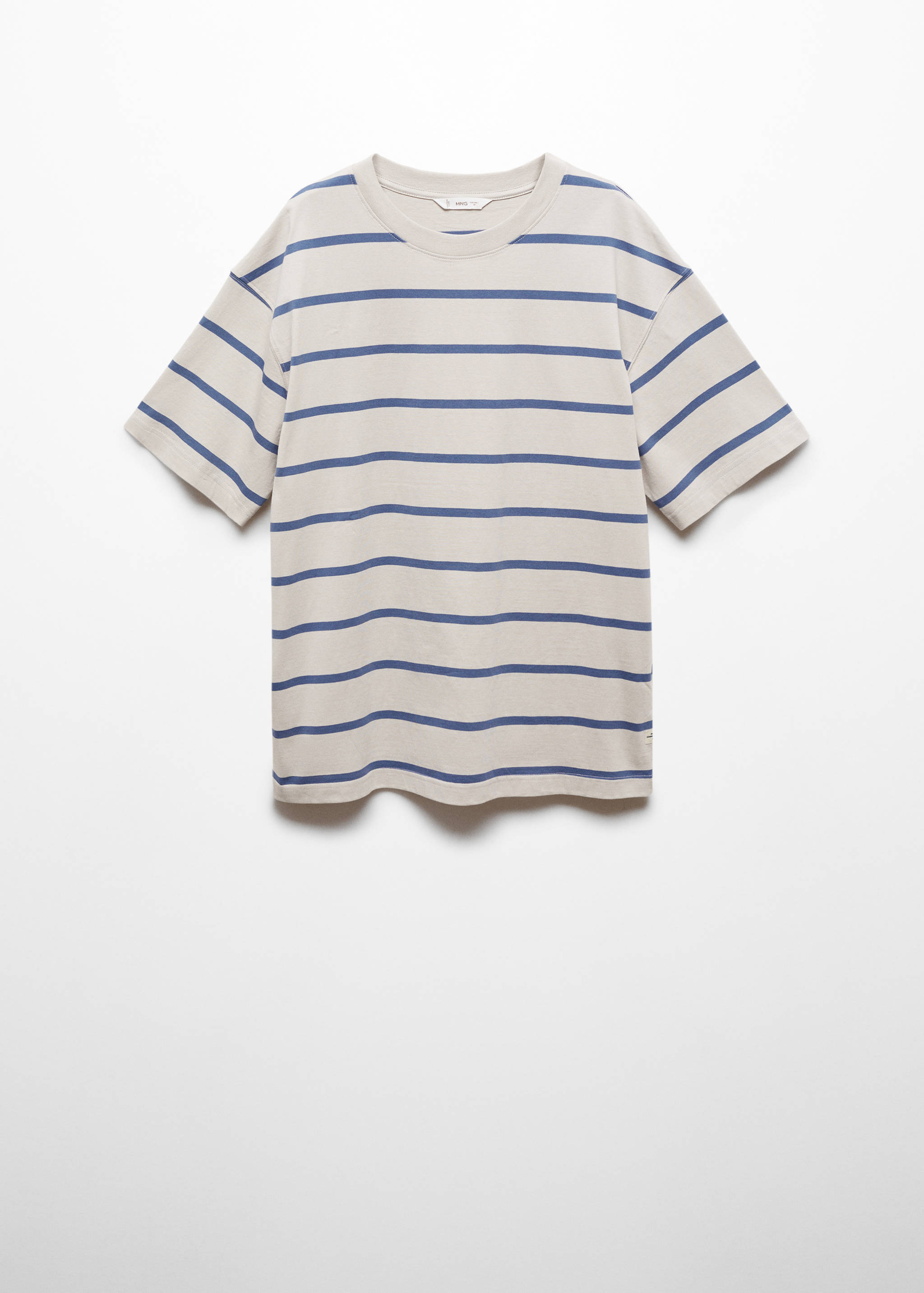 Striped cotton T-shirt - Article without model
