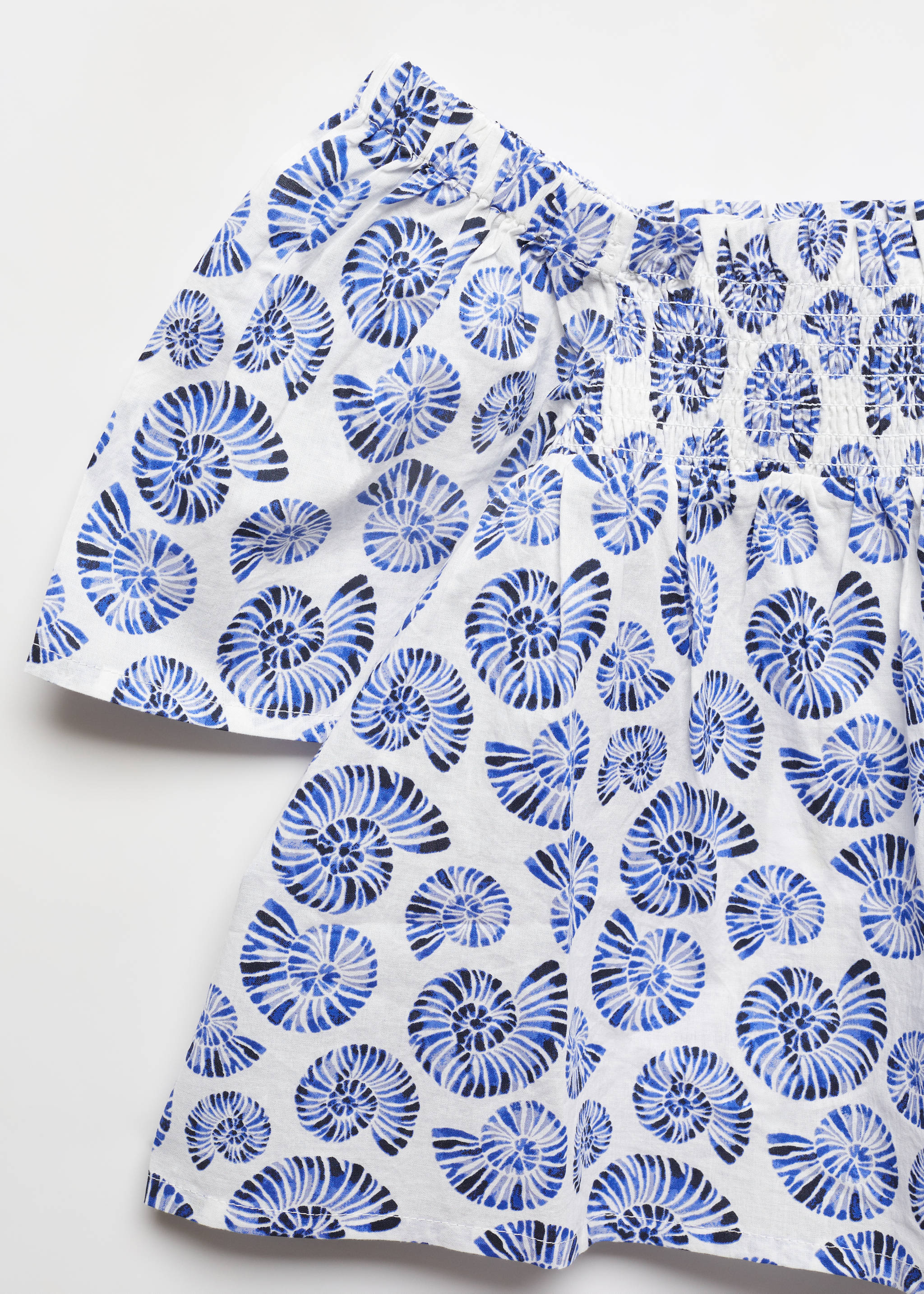 Blusa estampada fruncido - Detalle del artículo 8