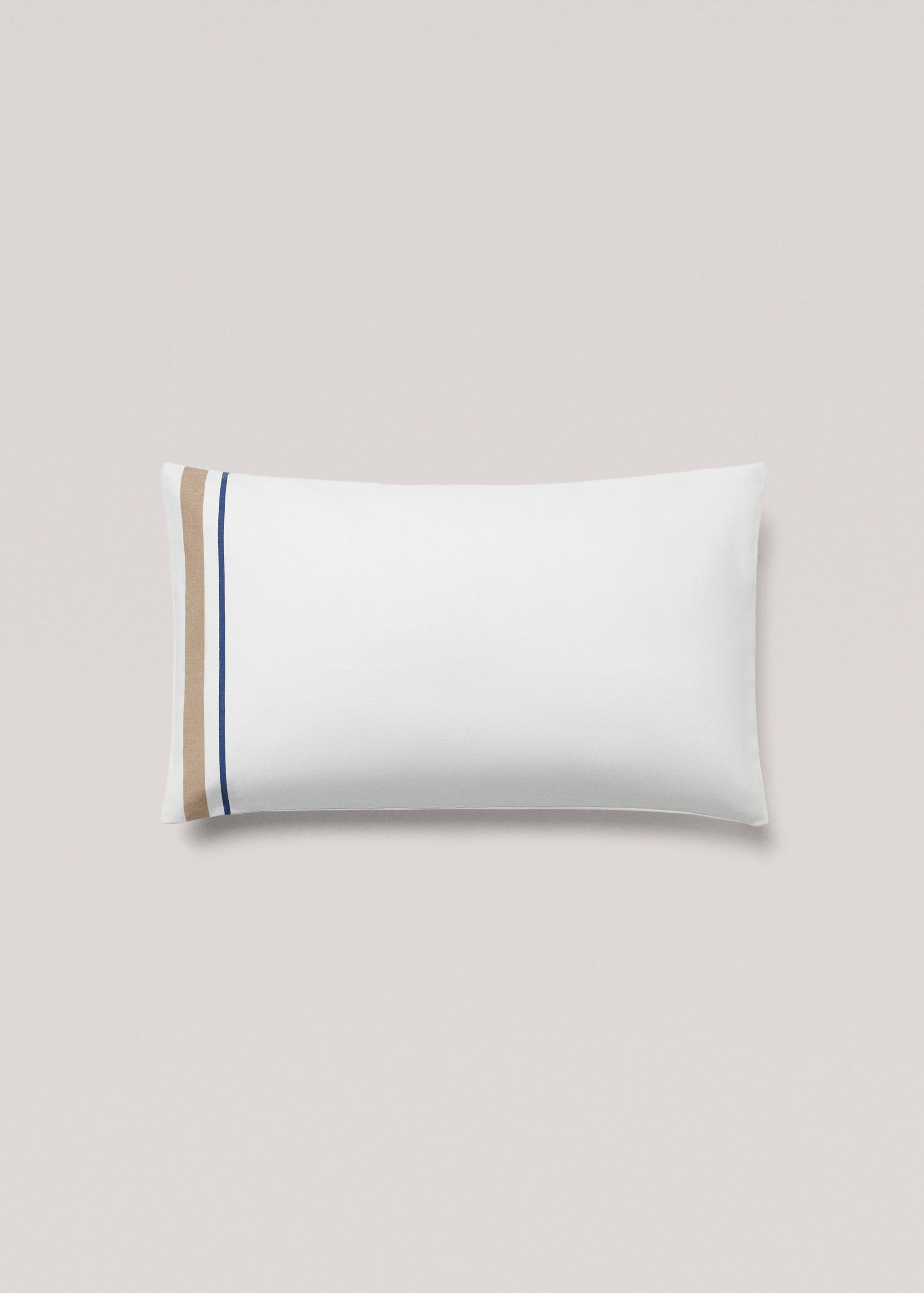 Water-repellent stripe-print cushion cover 30x50cm - Article without model