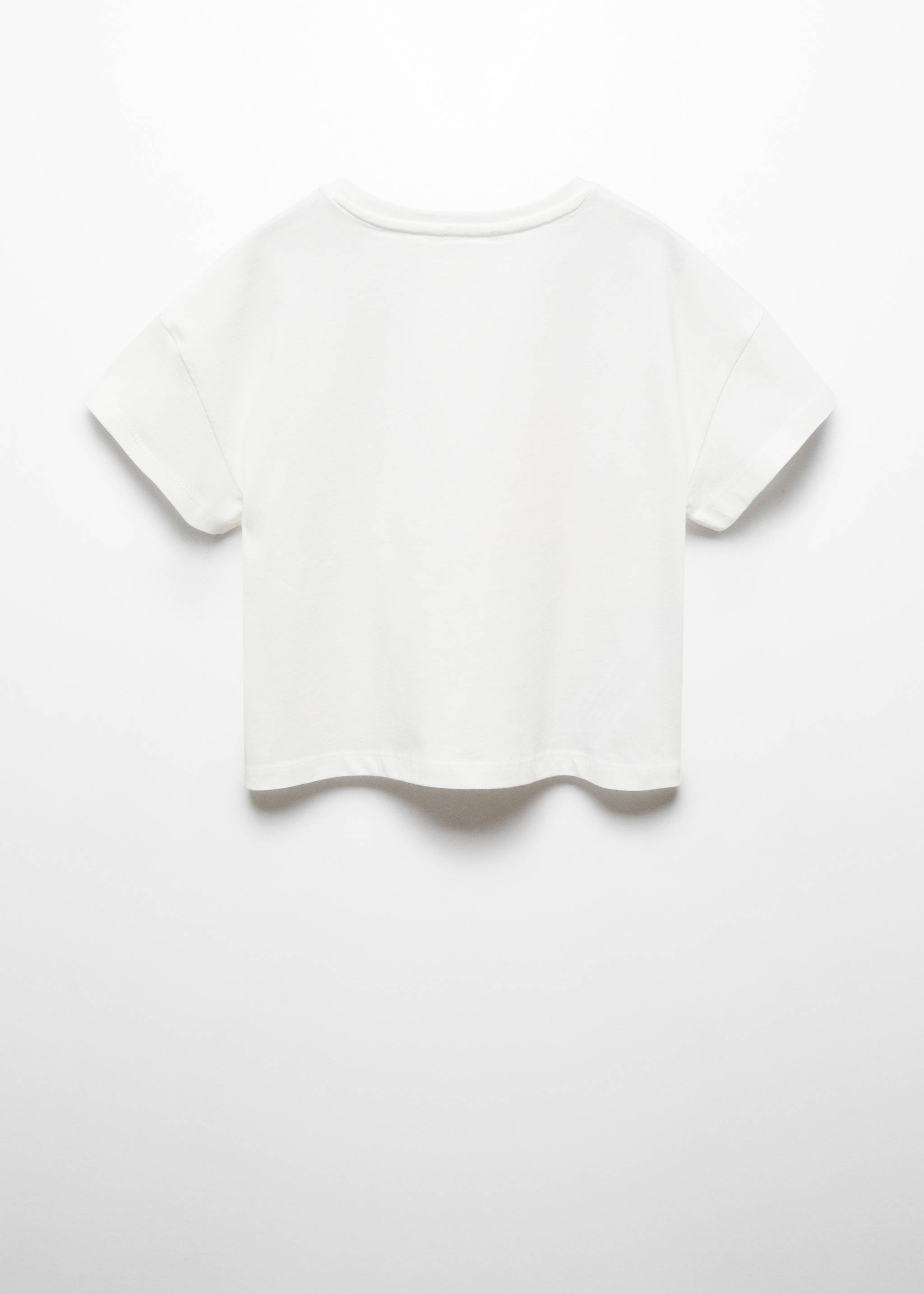 Embossed printed t-shirt - Reverse of the article