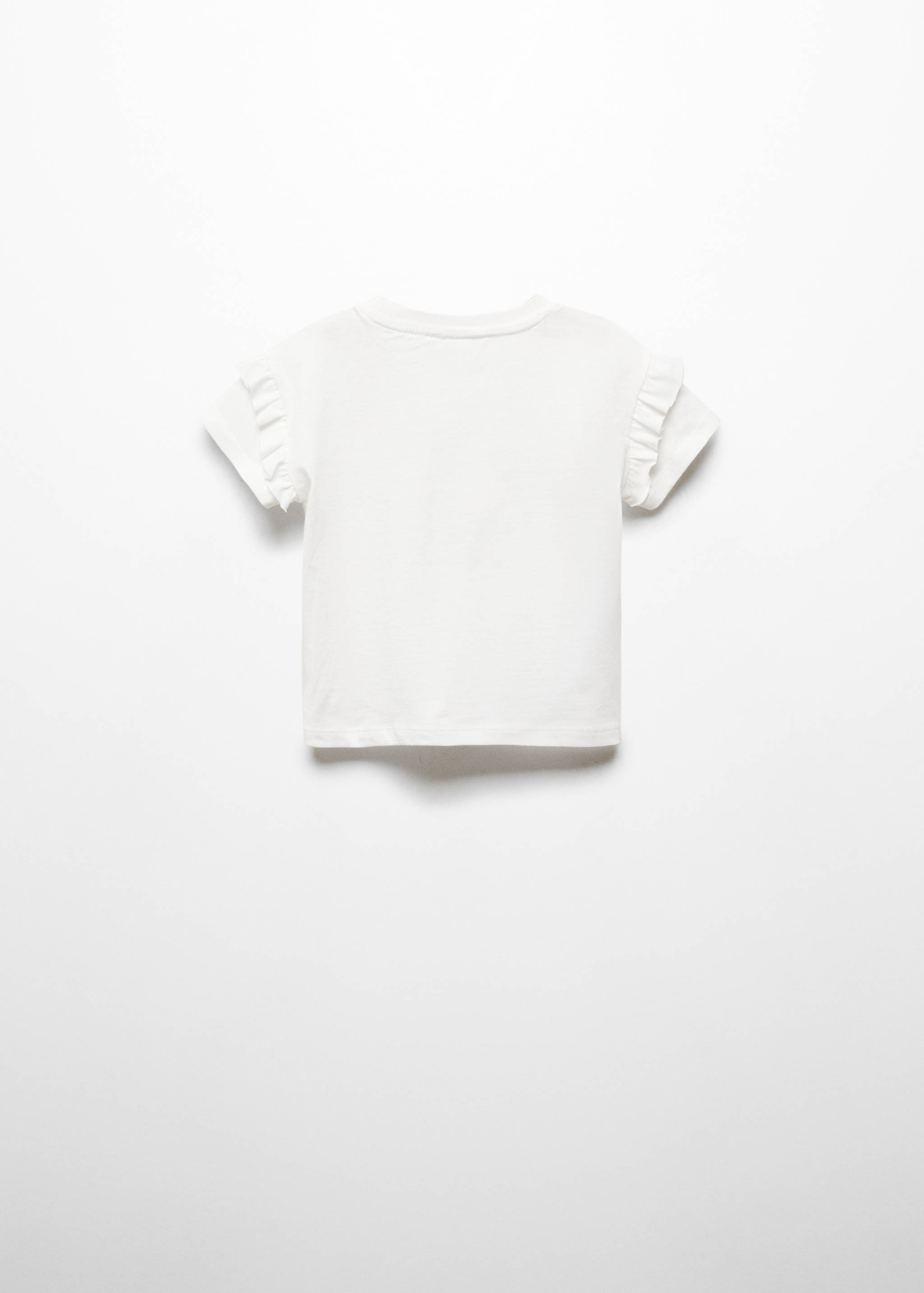 Embossed detail printed t-shirt - Reverse of the article