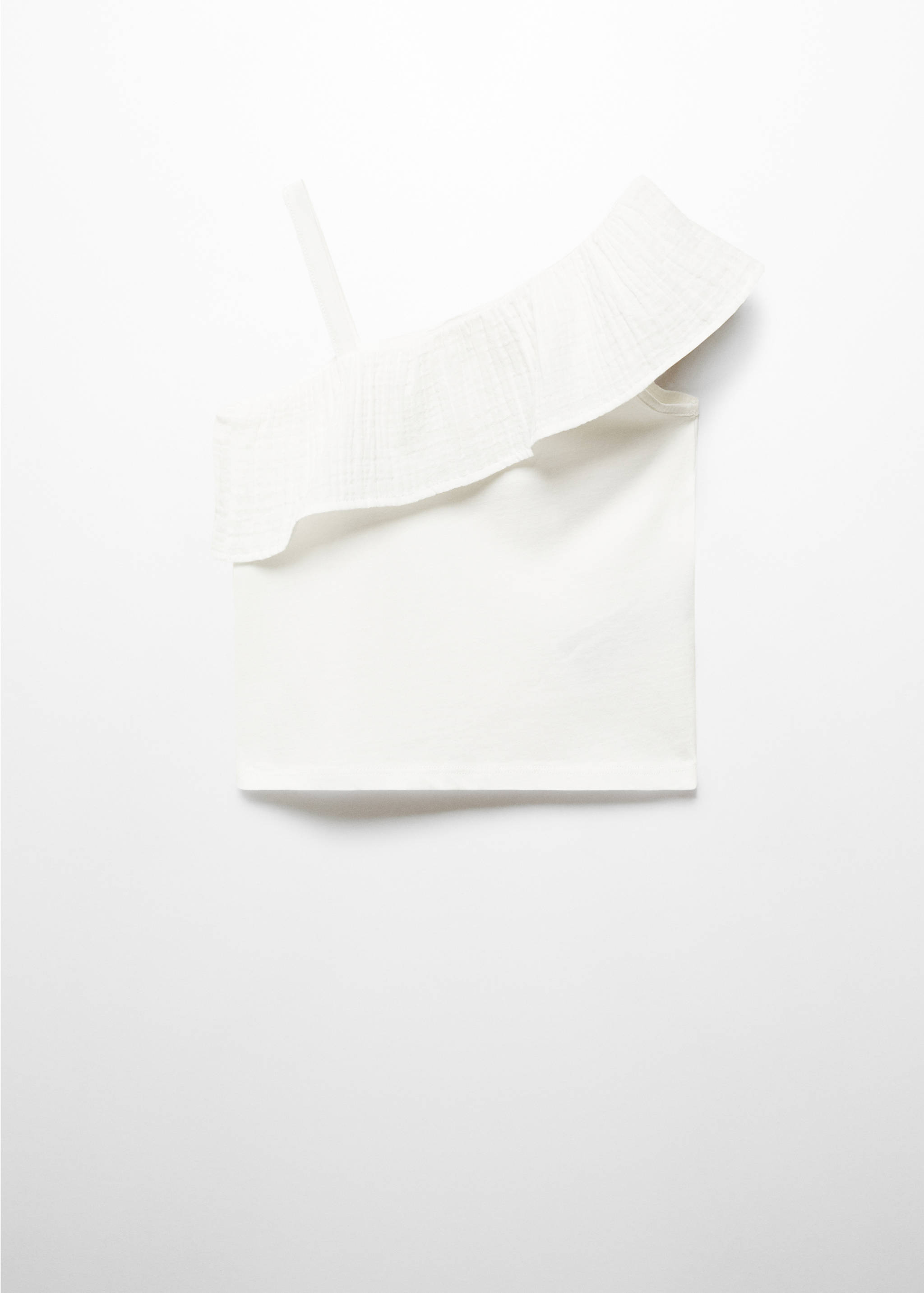 T-shirt asymétrique volanté - Verso de l’article