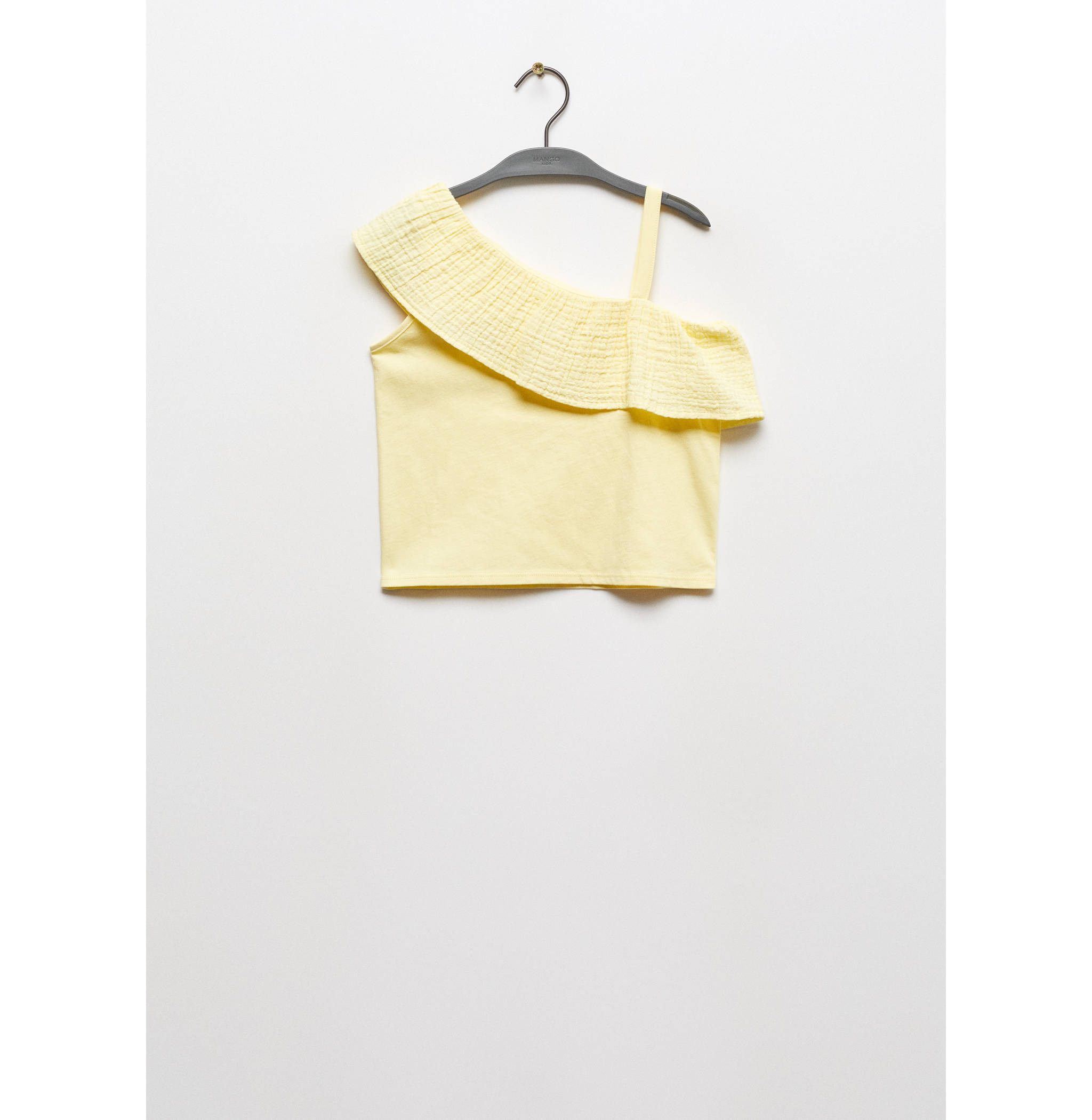 T-shirt asymétrique volanté - Article sans modèle