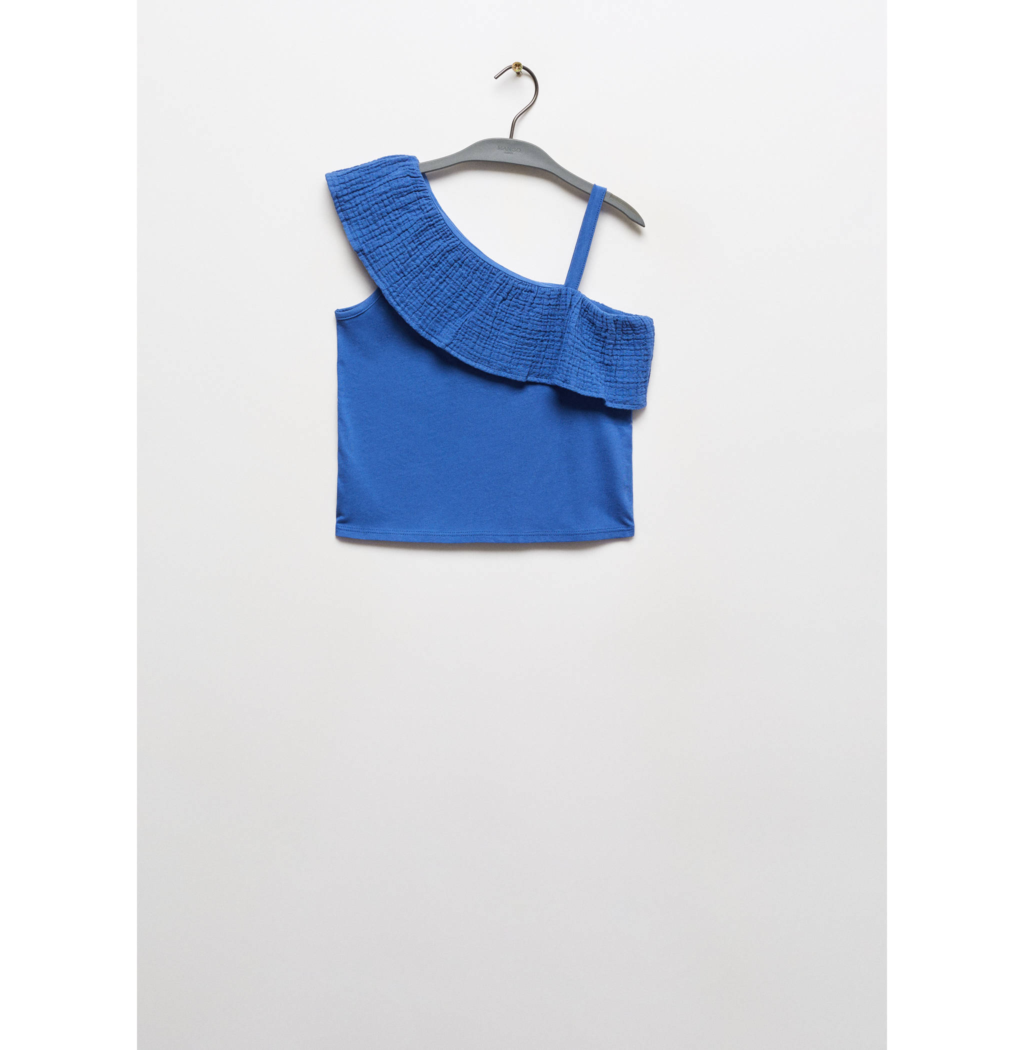 T-shirt asymétrique volanté - Article sans modèle