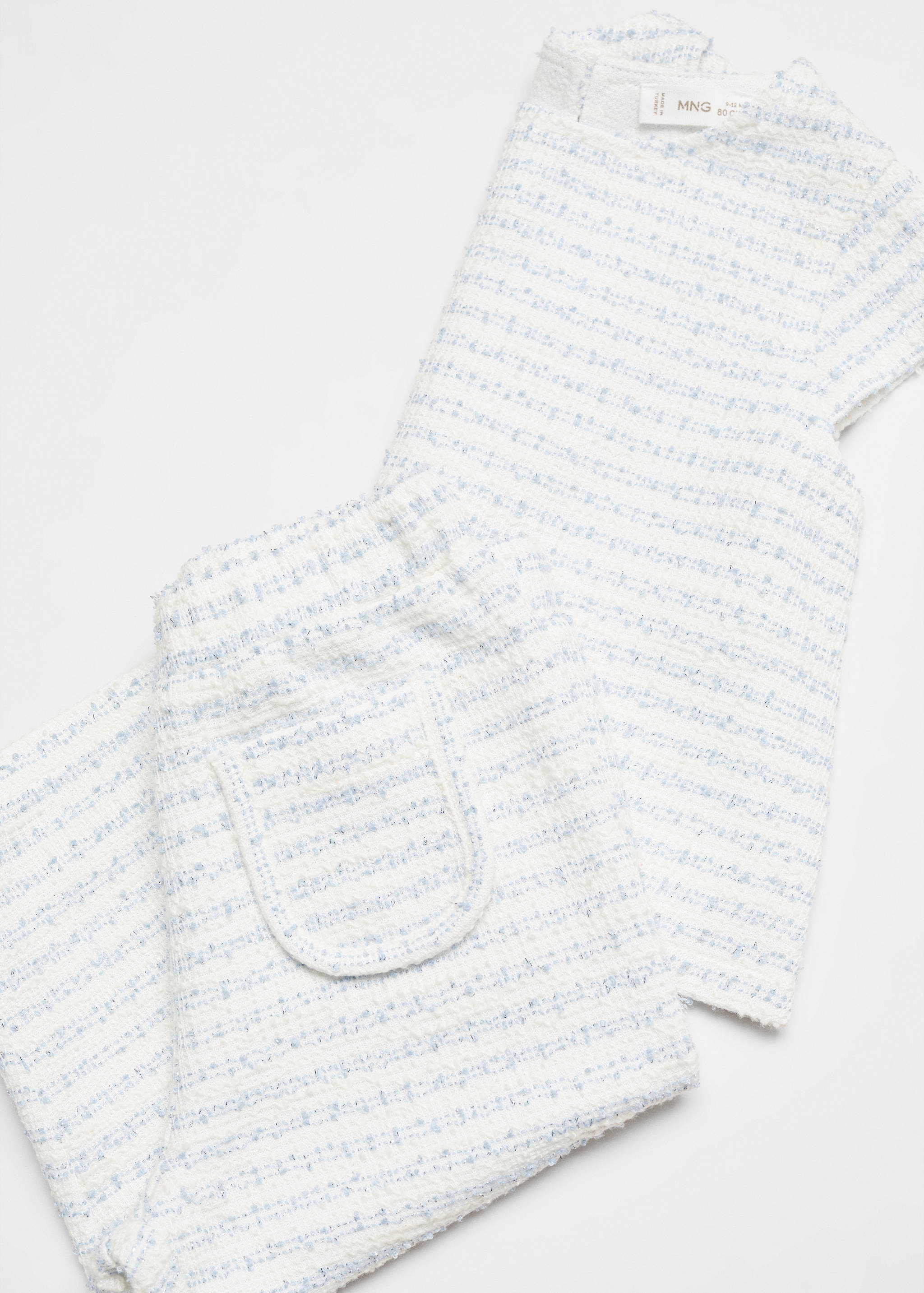 Textured wrapped T-shirt - Details of the article 0