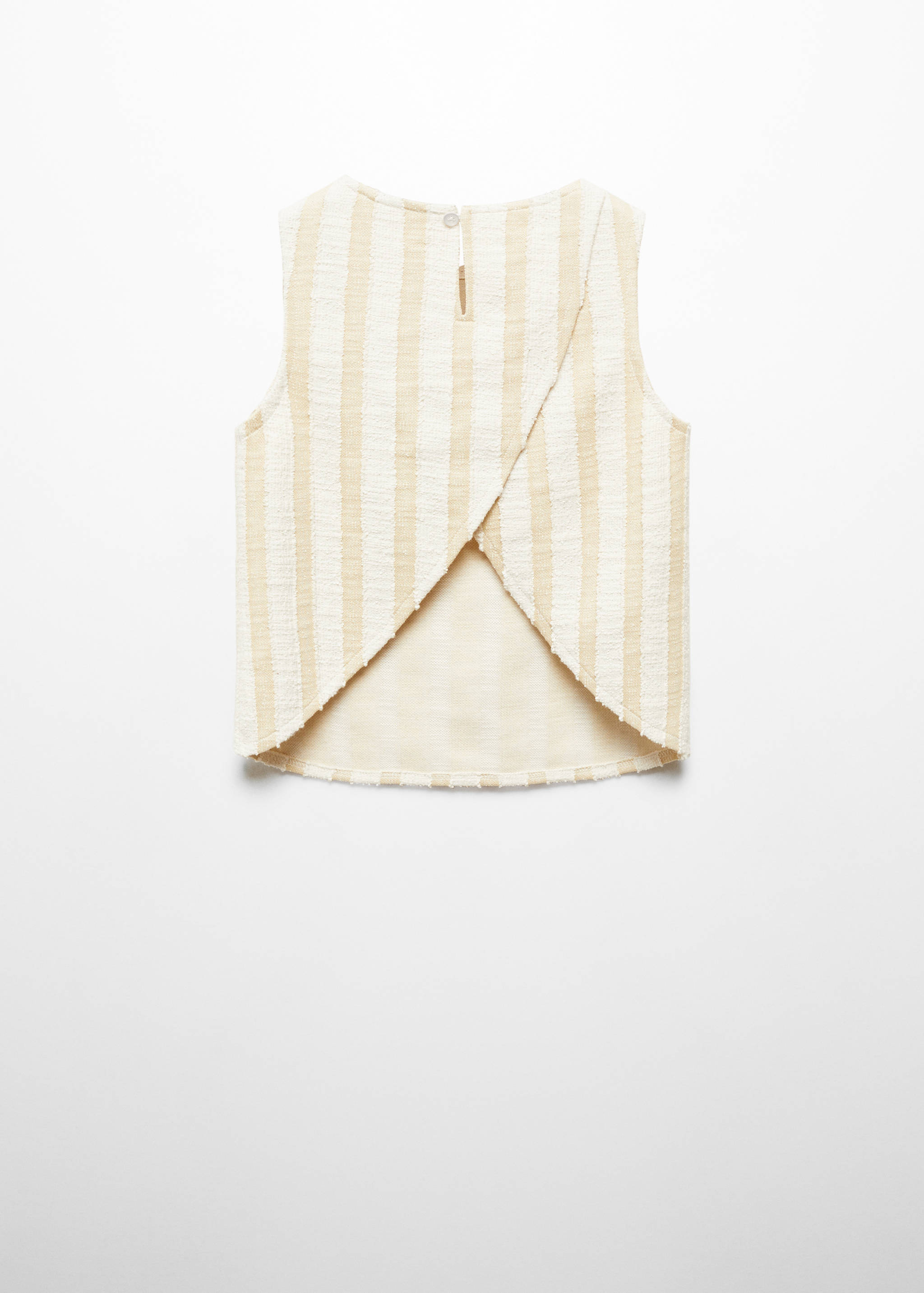 Camiseta rayas textura - Reverso del artículo