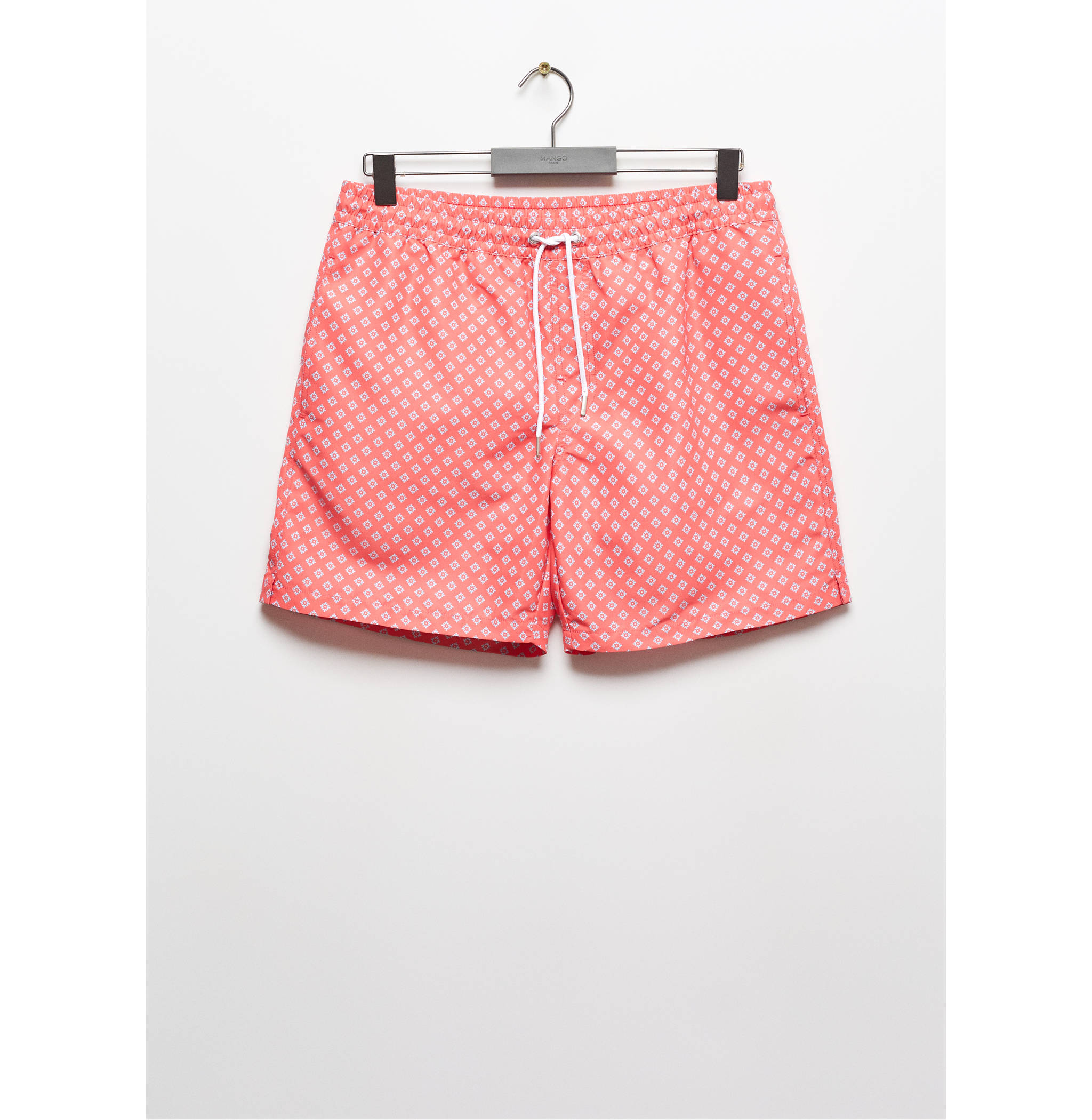 Printed swimsuit with drawstring - Article without model