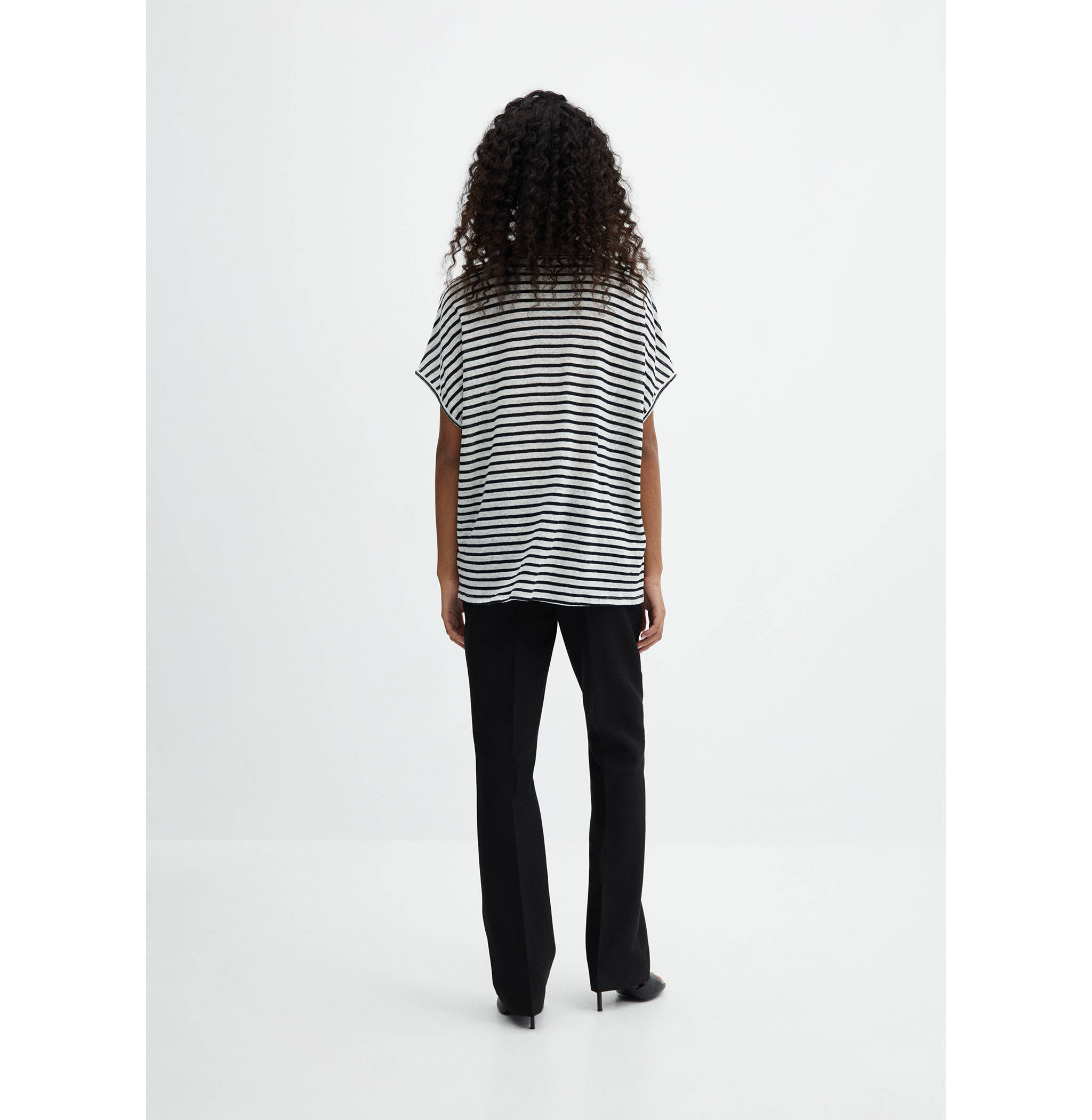 T-shirt 100 % lin - Verso de l’article