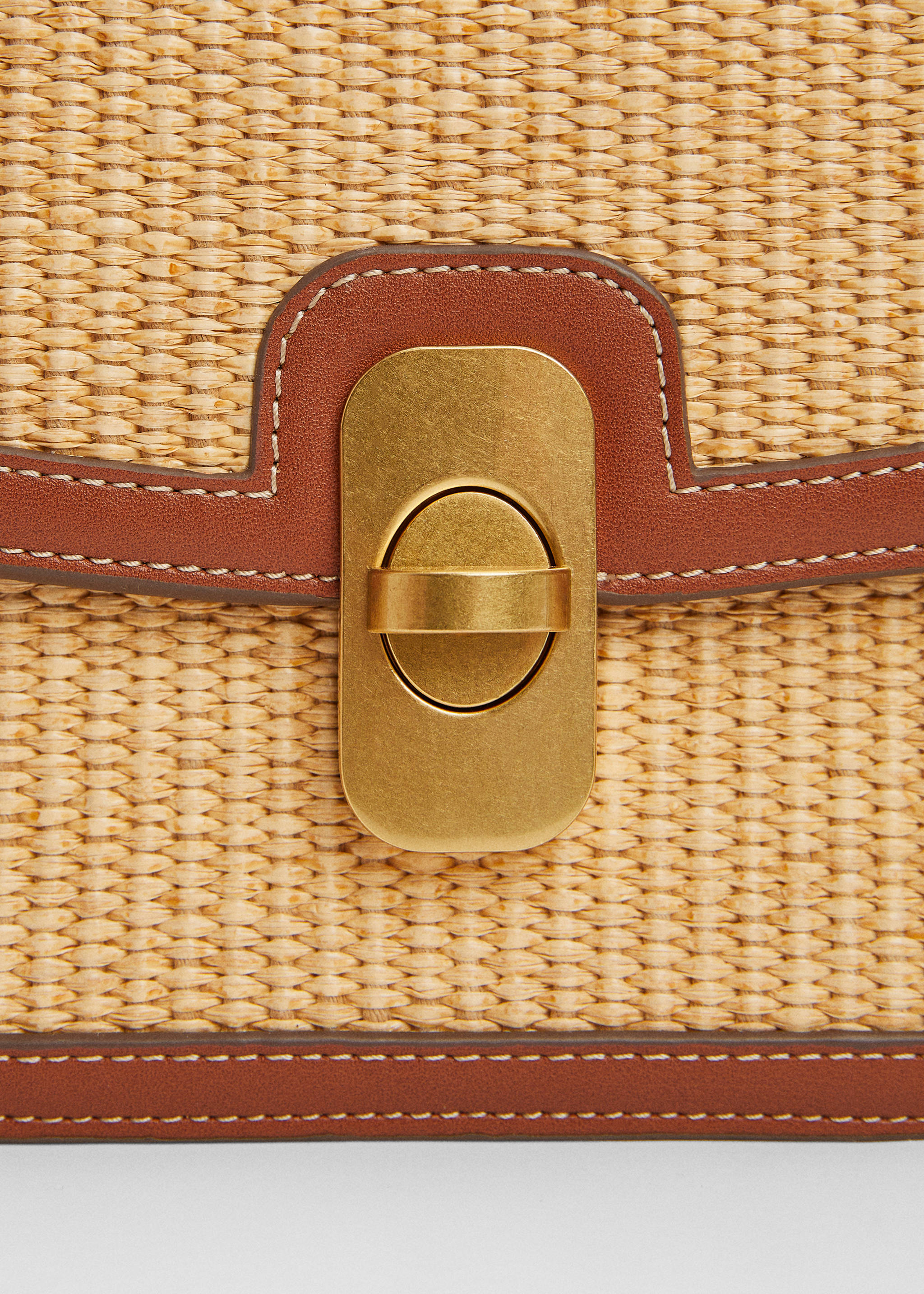 Torba za nošenje preko ramena od rafije - Detalji artikla 2