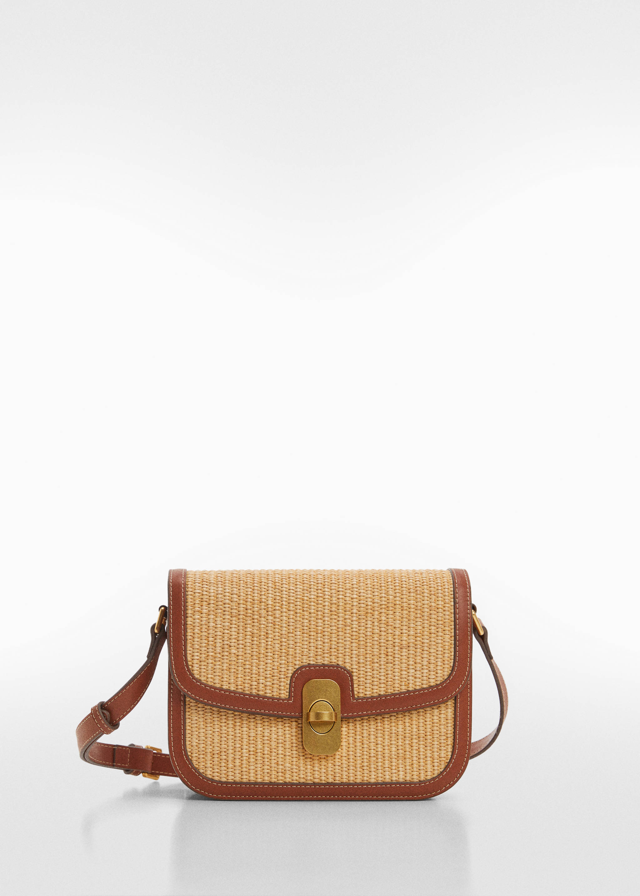 Bolso bandolera efecto rafia - Artículo sin modelo