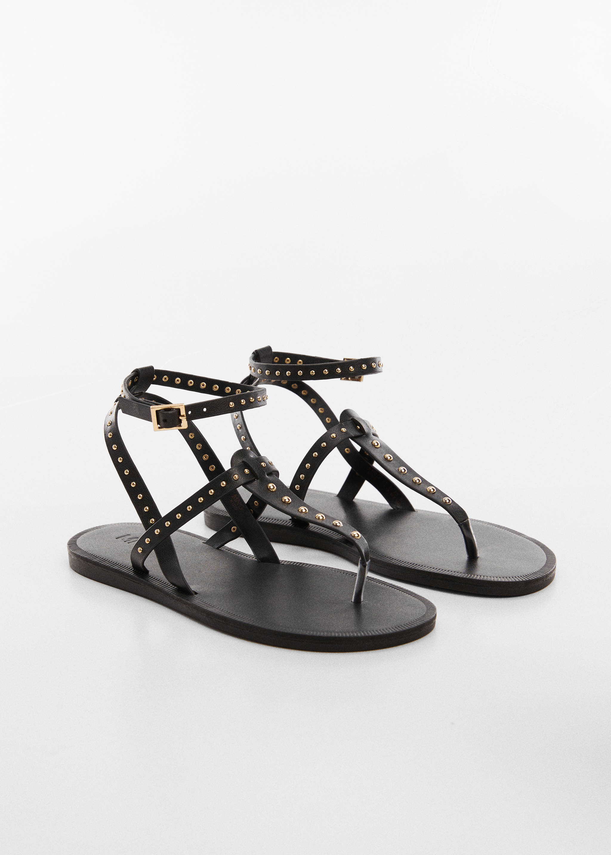 Beaded strap sandal - Medium plane