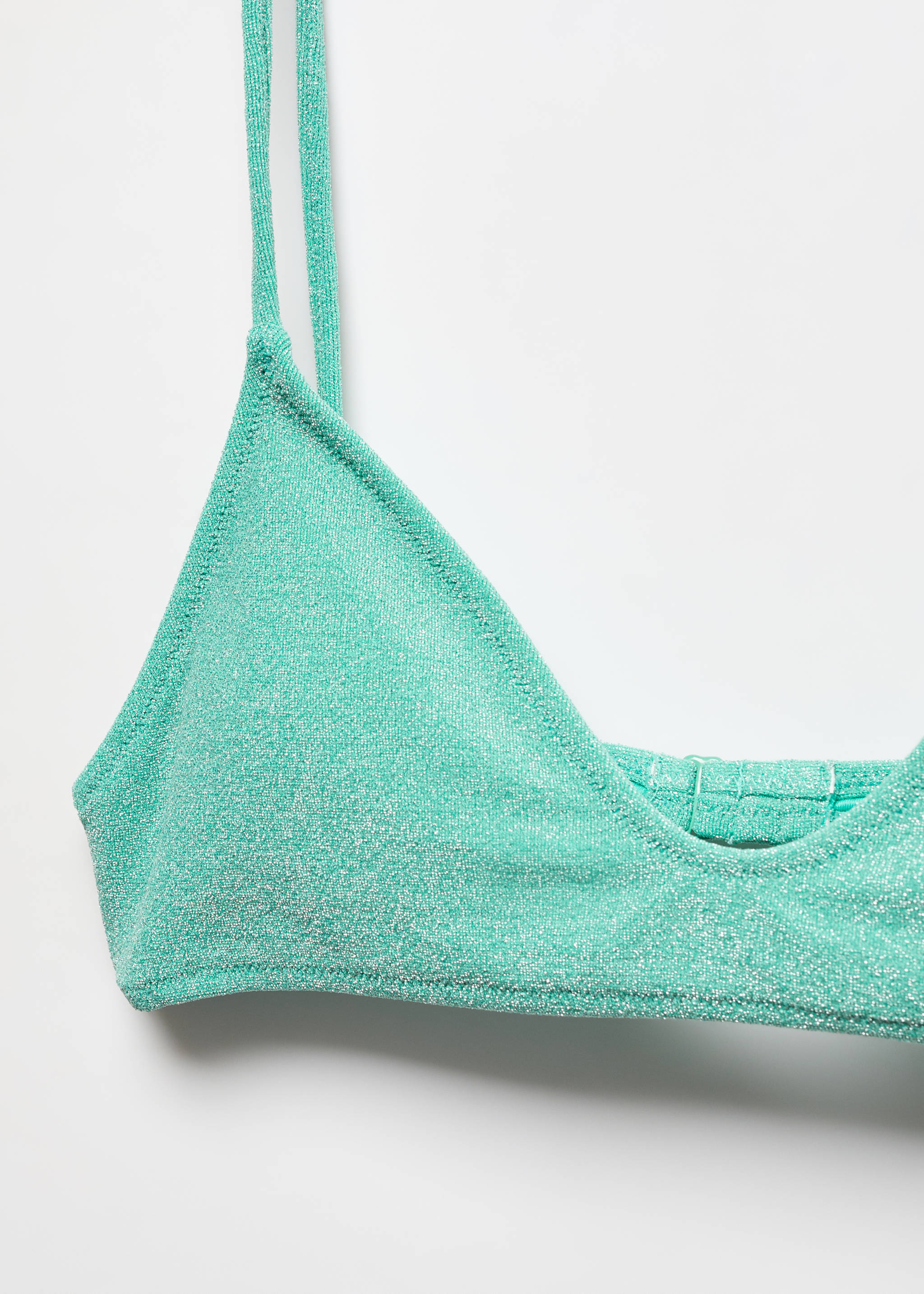 Bikini top with shiny finish - Details of the article 8