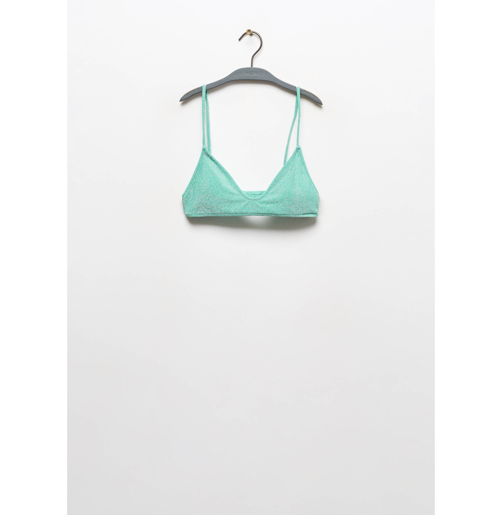 Bikini top with shiny finish - Article without model