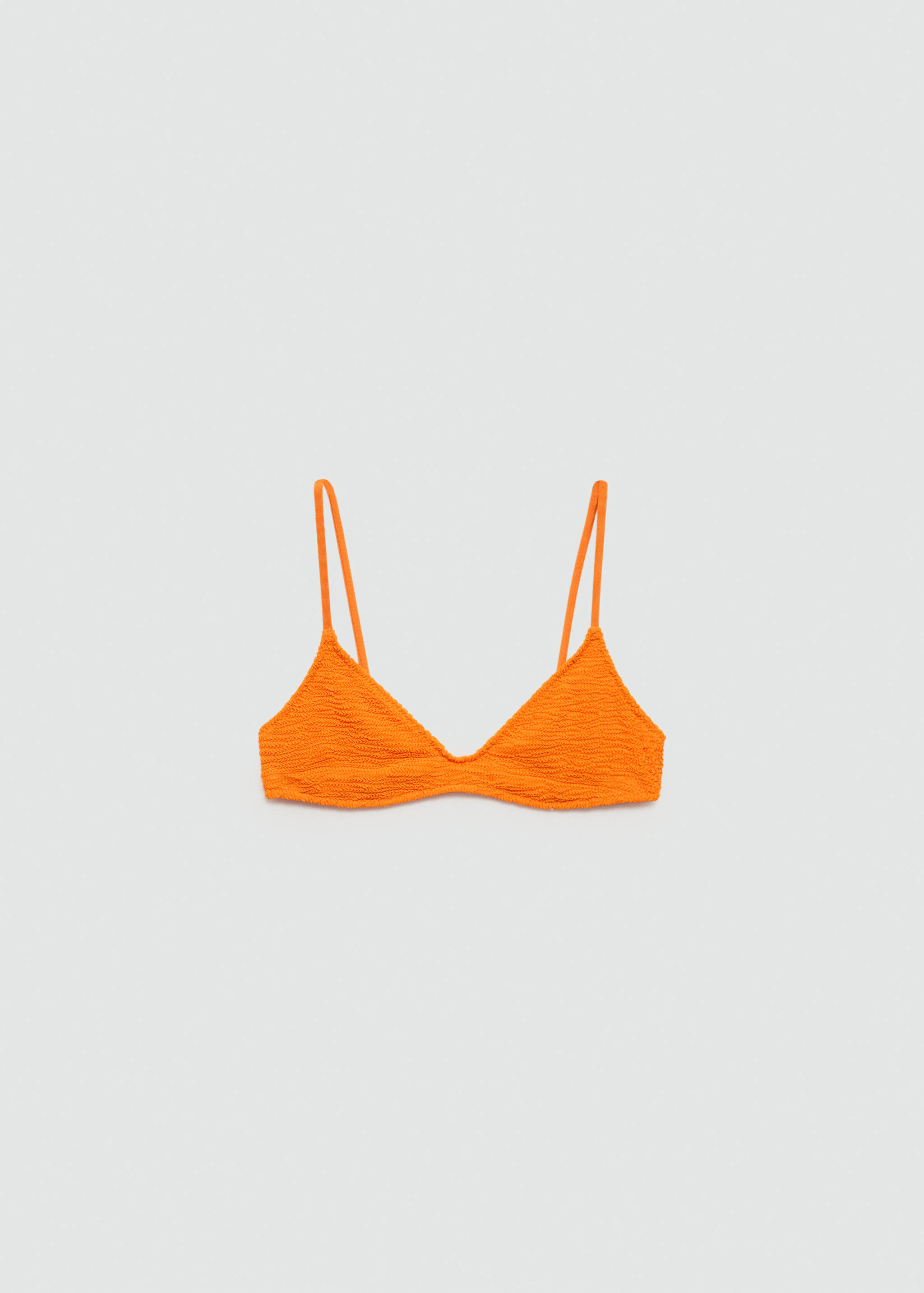 Textured bikini top - Article without model