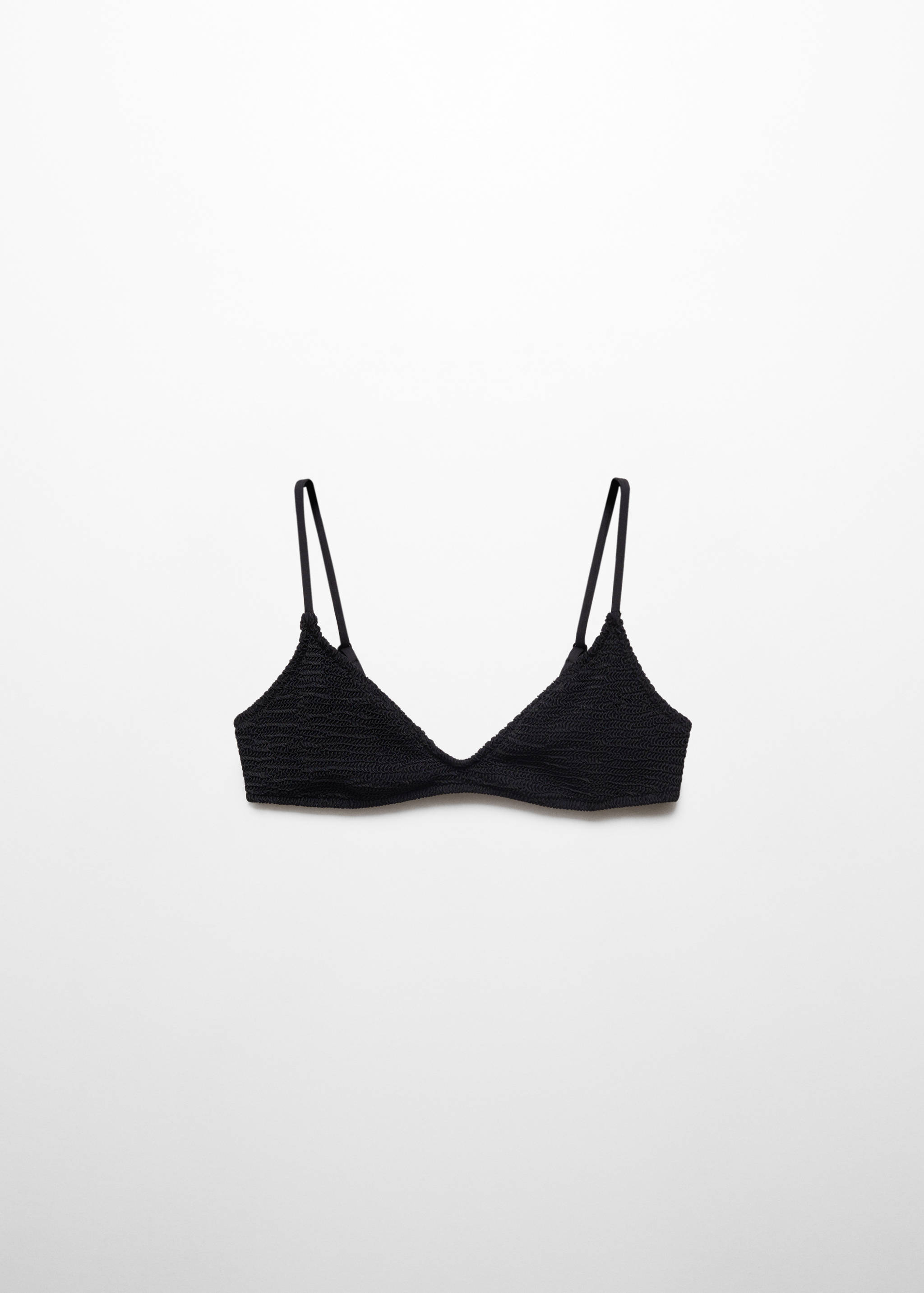 Textured bikini top - Article without model