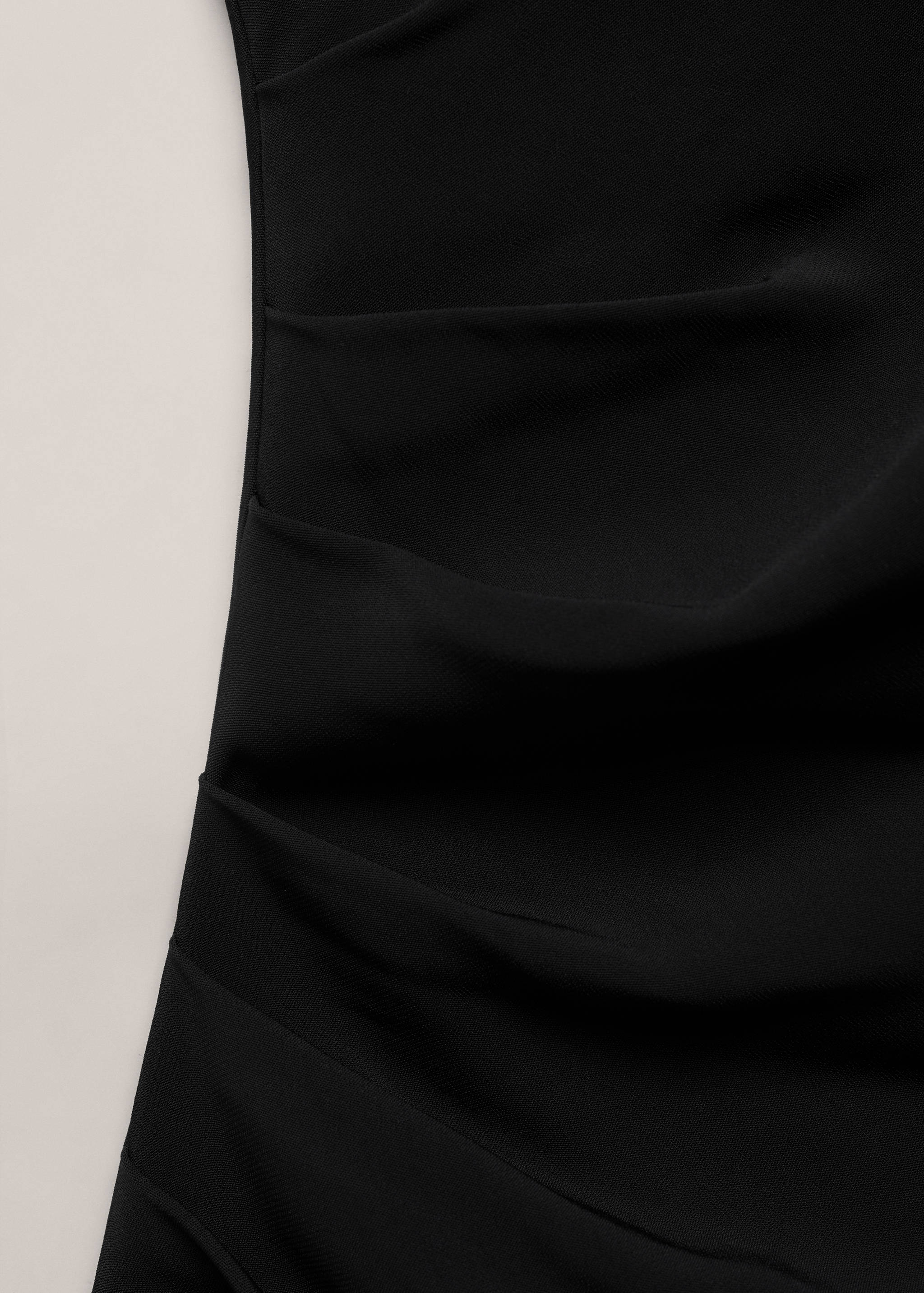 Asymmetrical dress with flower detail - Details of the article 8