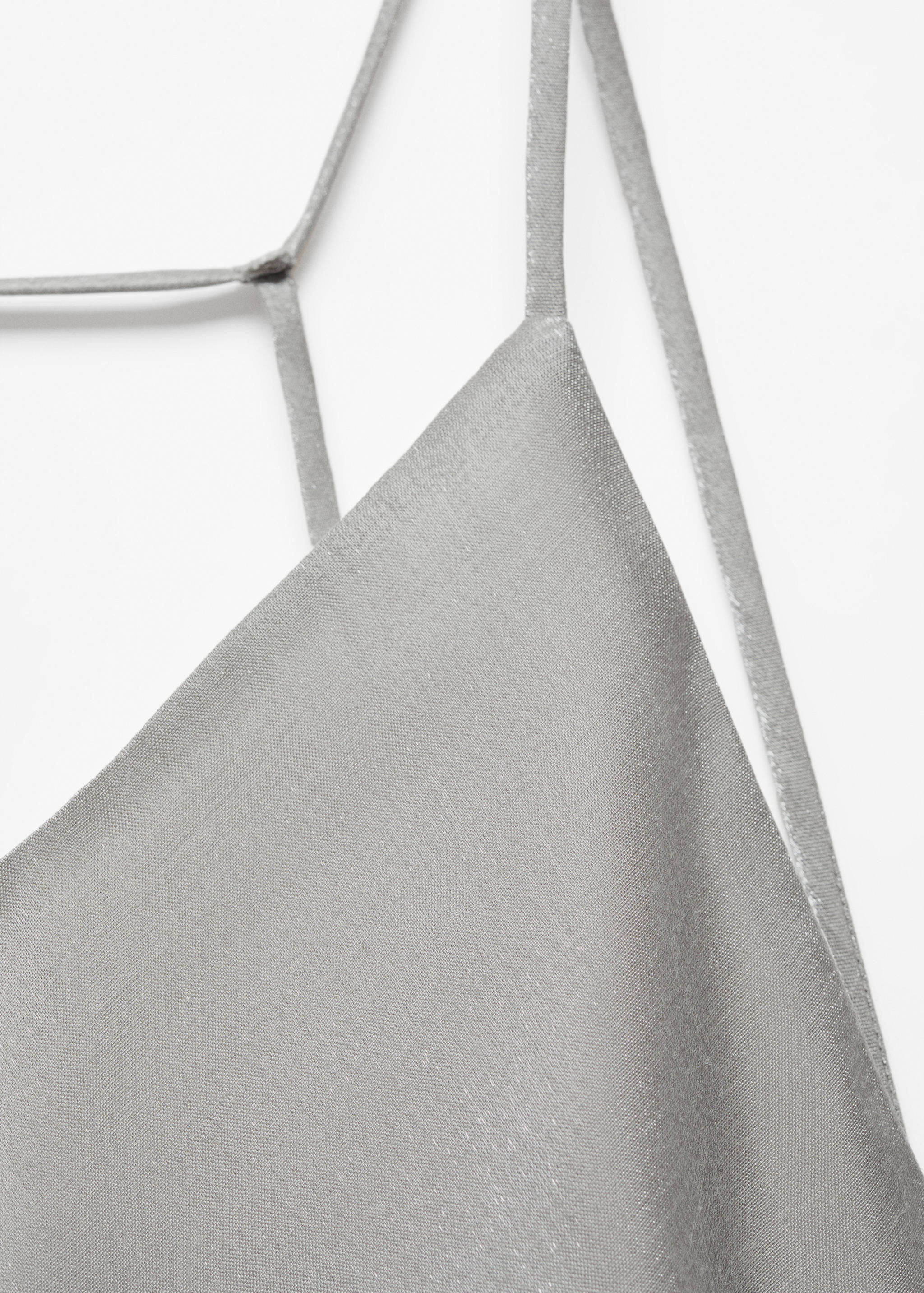 Long satin dress - Details of the article 8