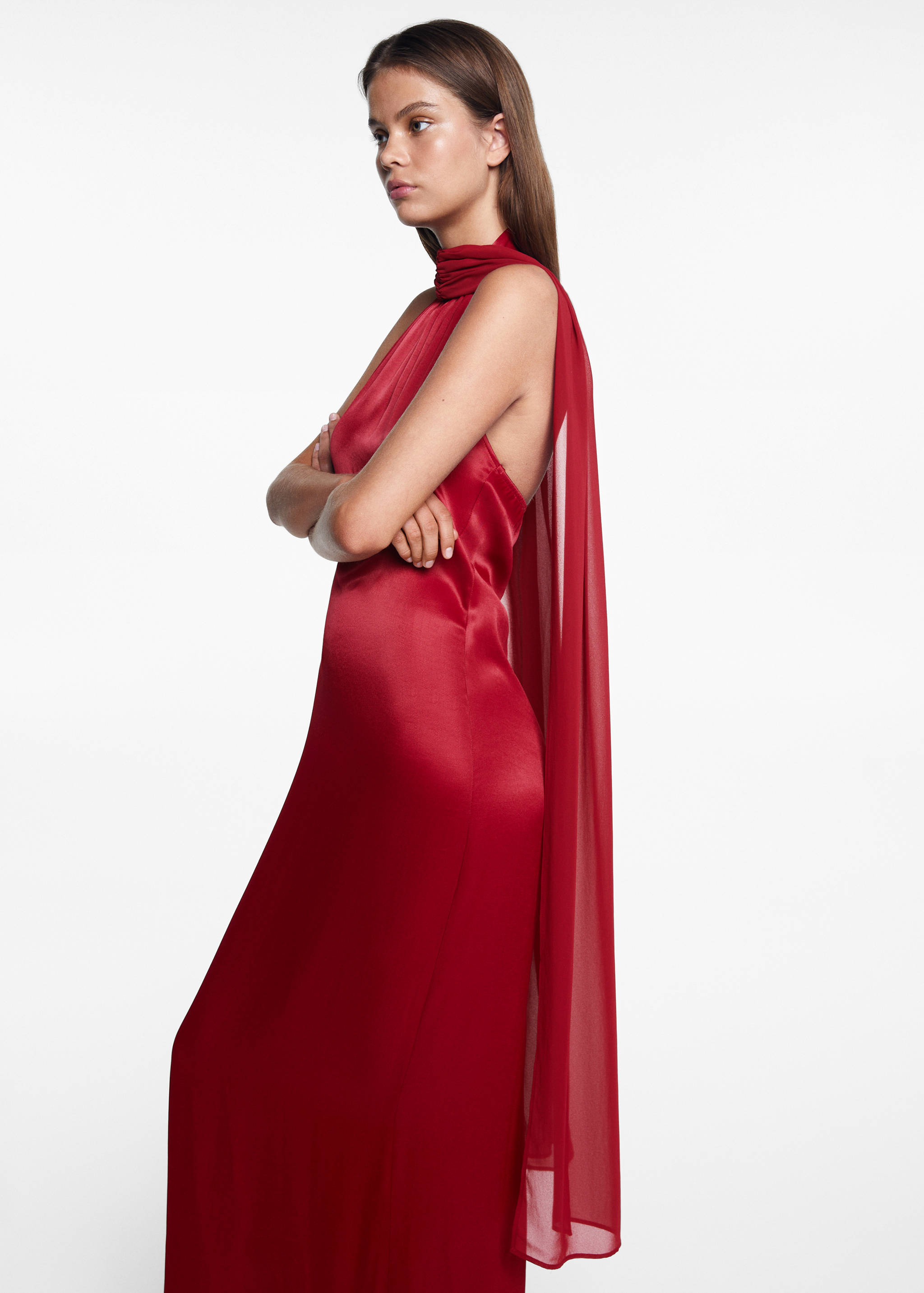 Open back dress cape - Teen | MANGO Lebanon