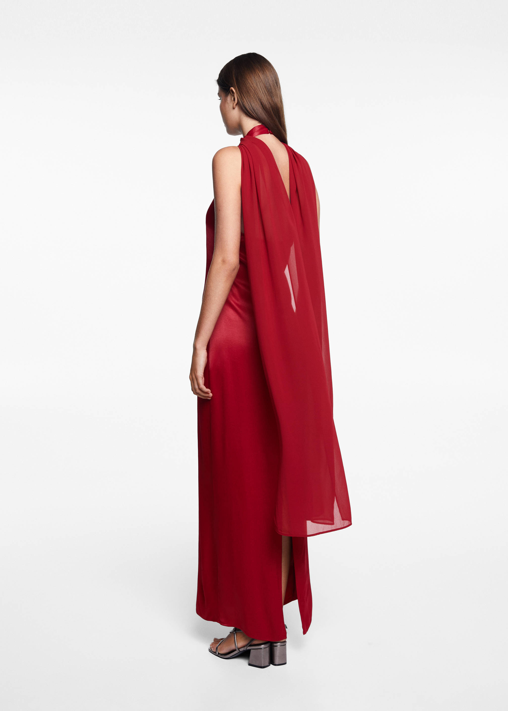 strapless open back dress Raya Cotton Backless Maxi Dress - Organic Openback maxi Dress