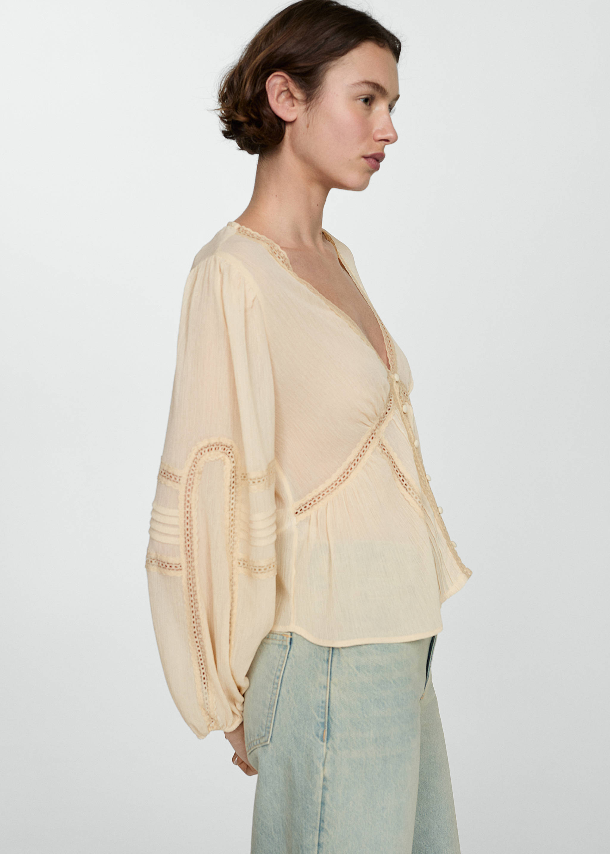 Blouse fluide brodée - Détail de l'article 1