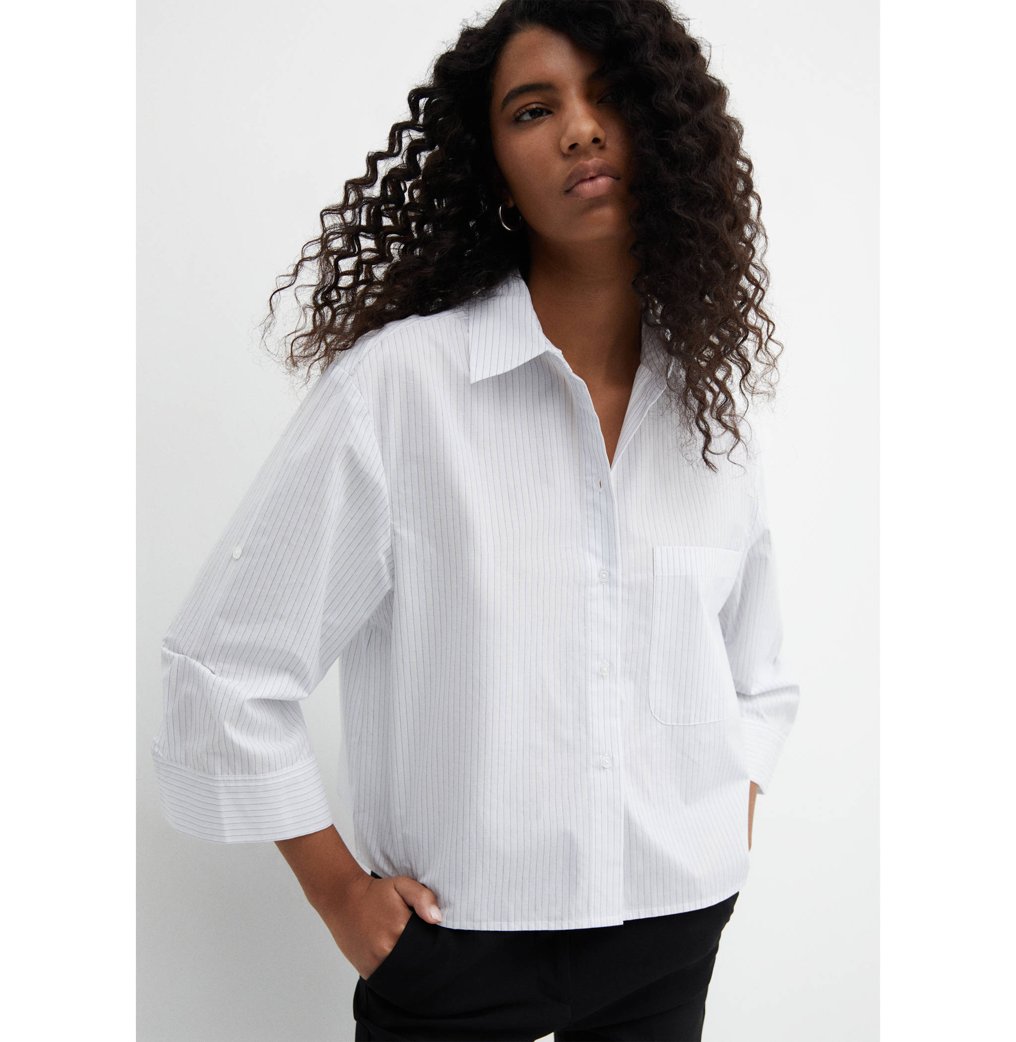 100% cotton striped shirt - Medium plane