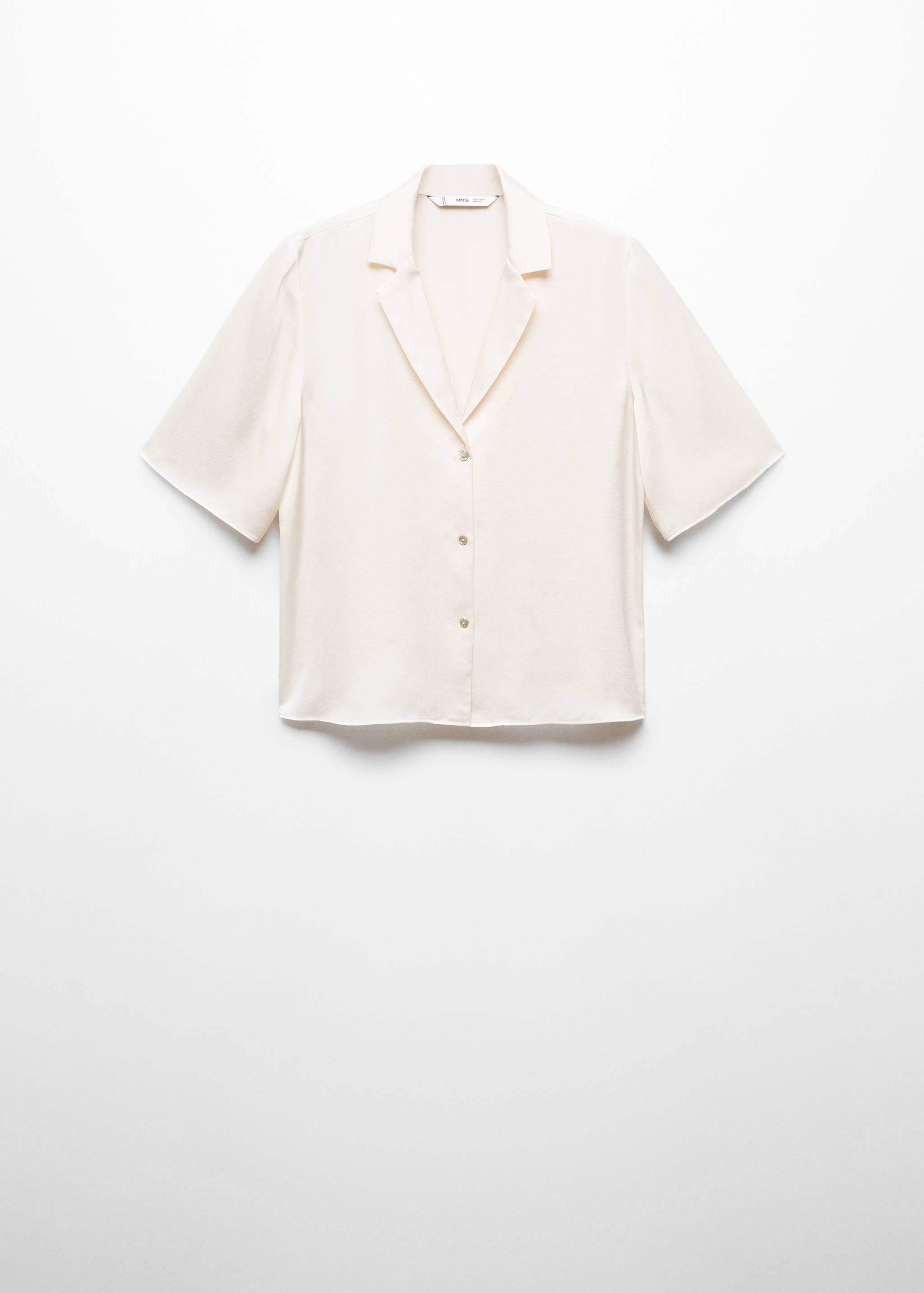 Chemise satinée manches courtes - Article sans modèle